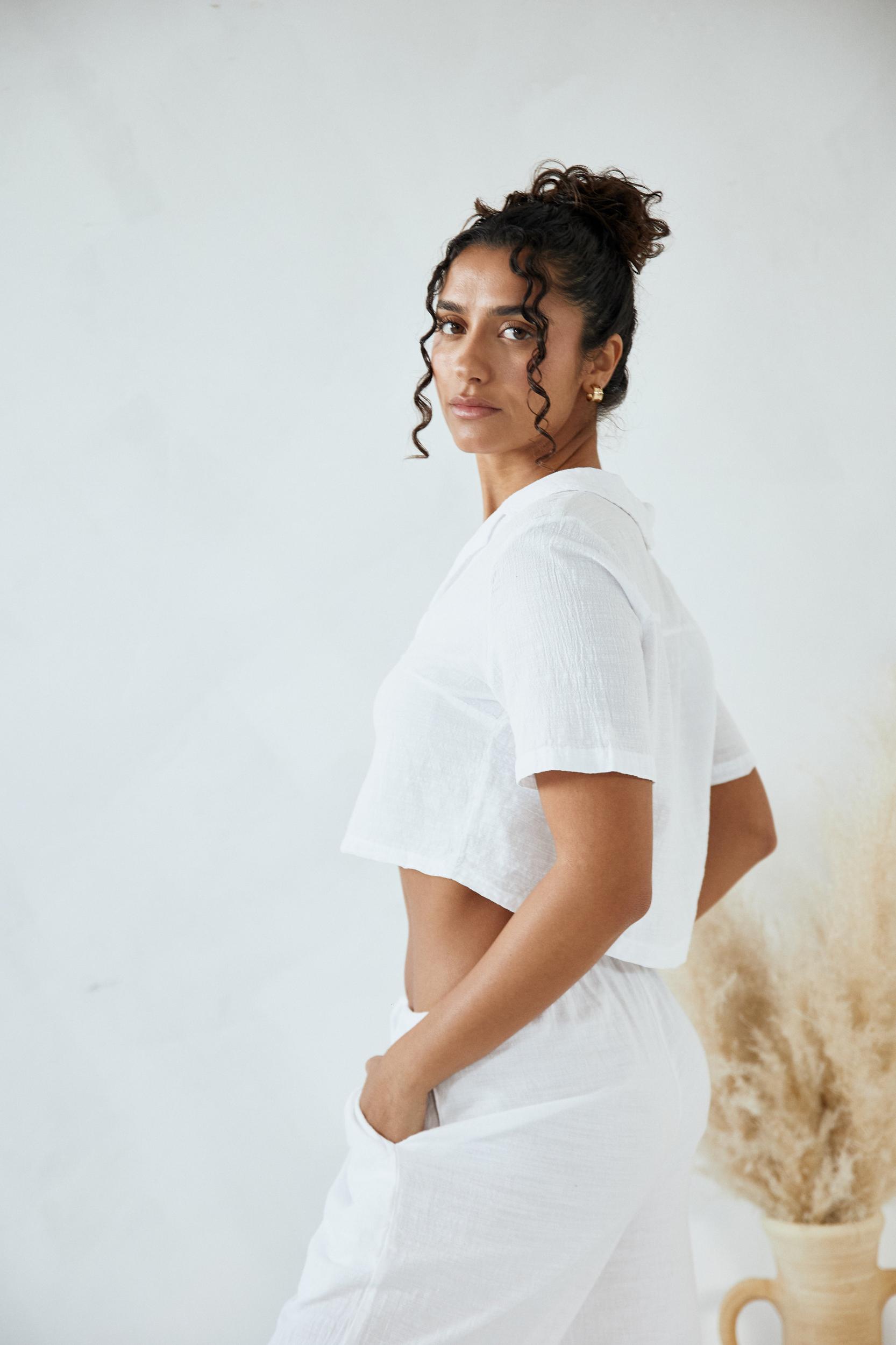 Rexa Crop Blazer Product Image