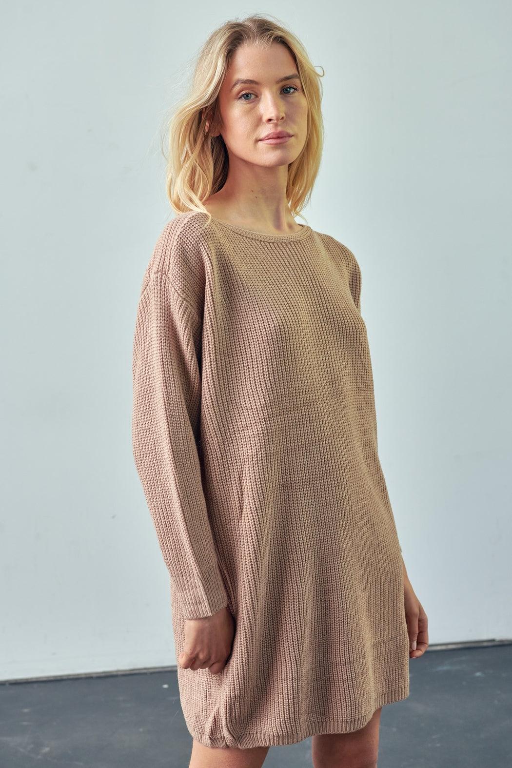 Knit Sweater Dress Product Image