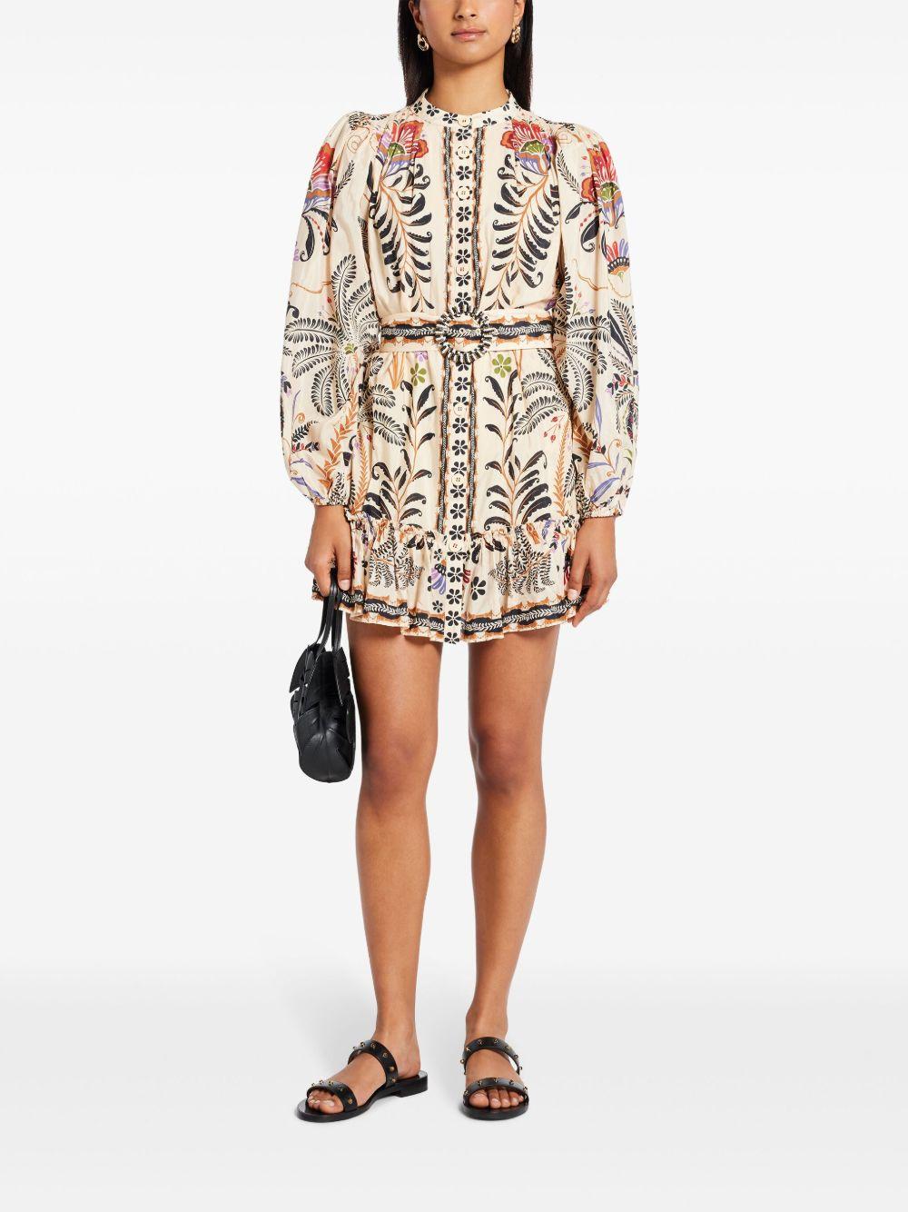 botanical-print mini dress Product Image