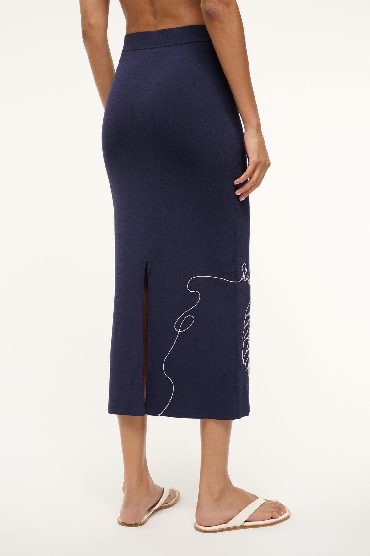 KARINA SKIRT | NAVY Product Image