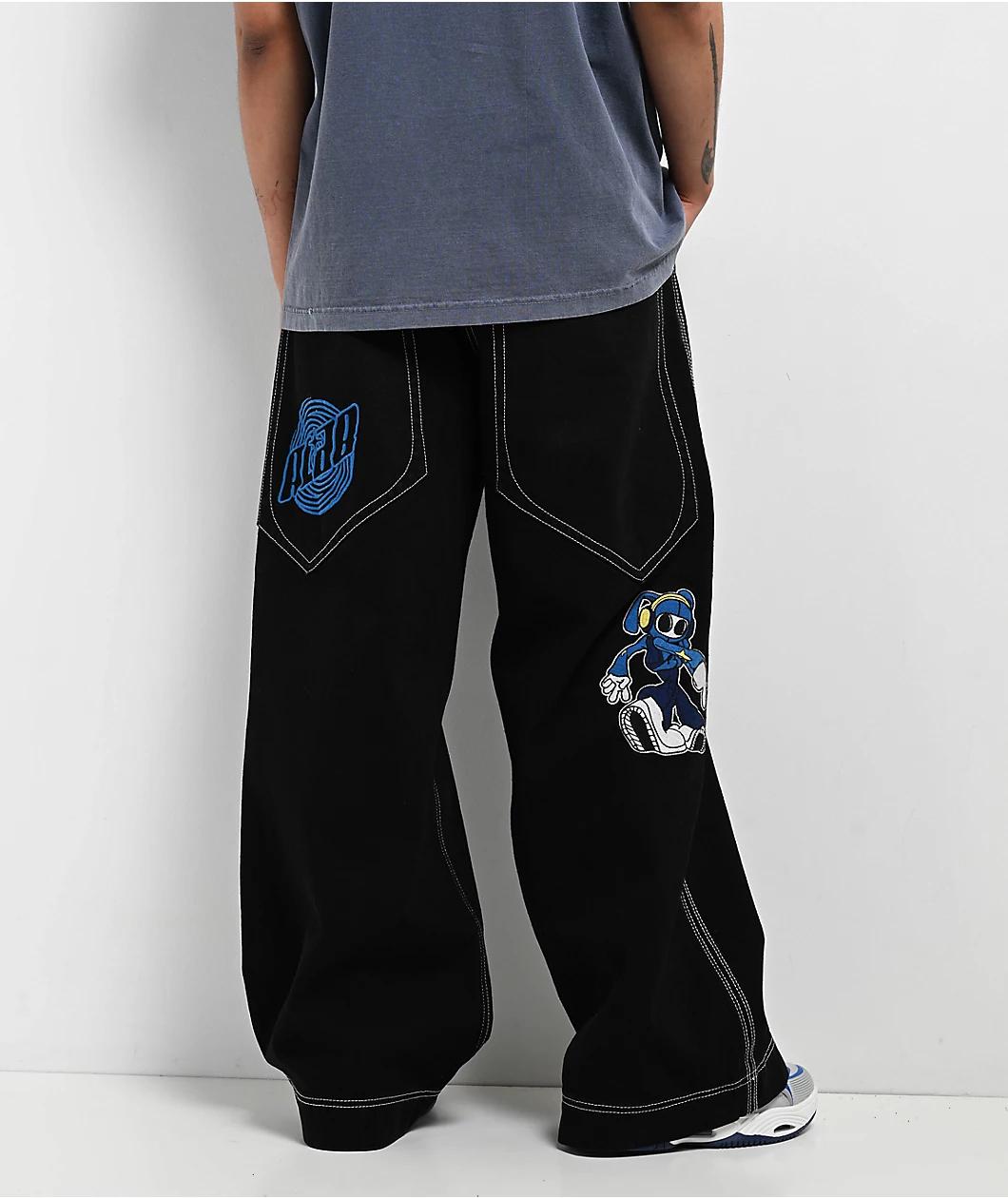 Empyre Brown Wash Ultra Loose Skate Jeans Product Image