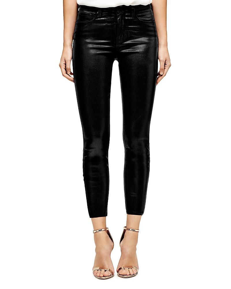 Womens Margot Skinny Mid-Rise Ankle Skinny Coated Jeans Product Image