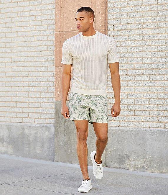 Murano From The Garden Collection Textured Knit Short Sleeve T-Shirt Product Image