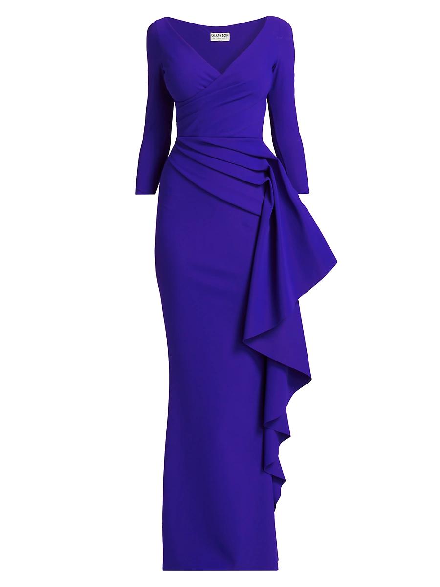 Womens Kleos Ruffle Gown Product Image