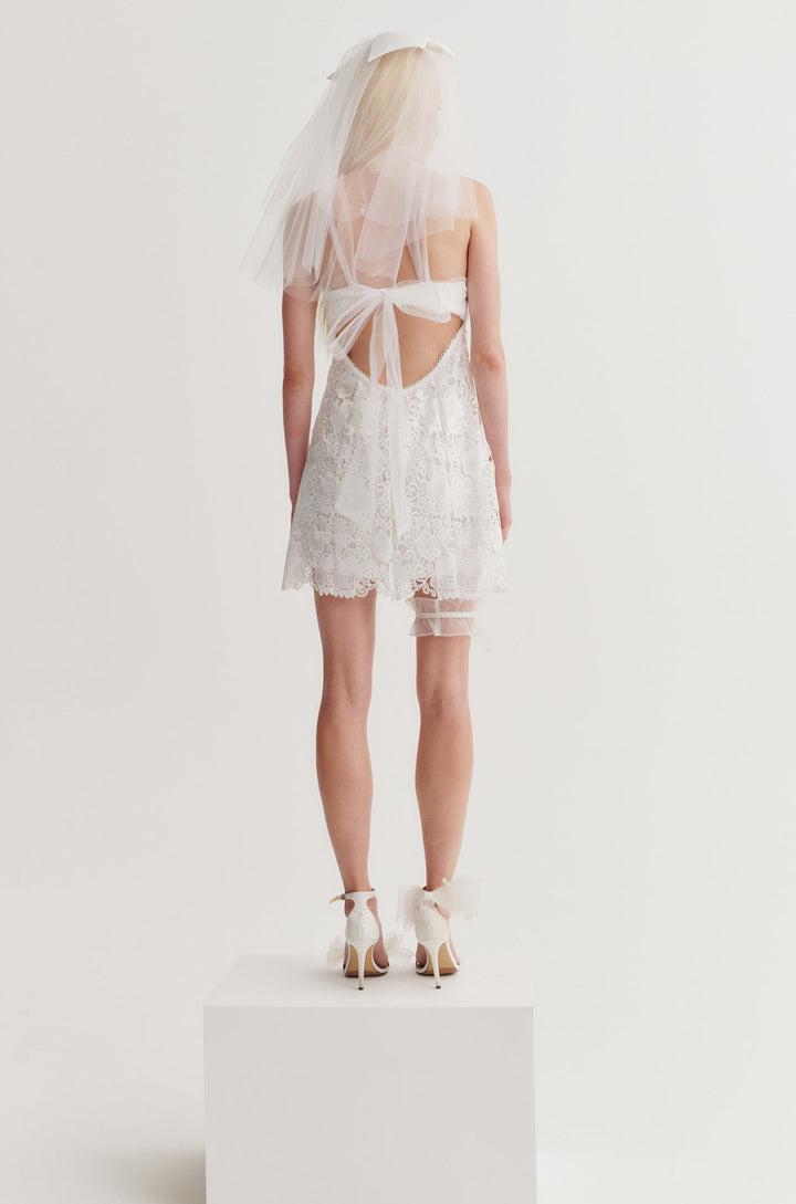 Iridessa Mini Dress — White Product Image