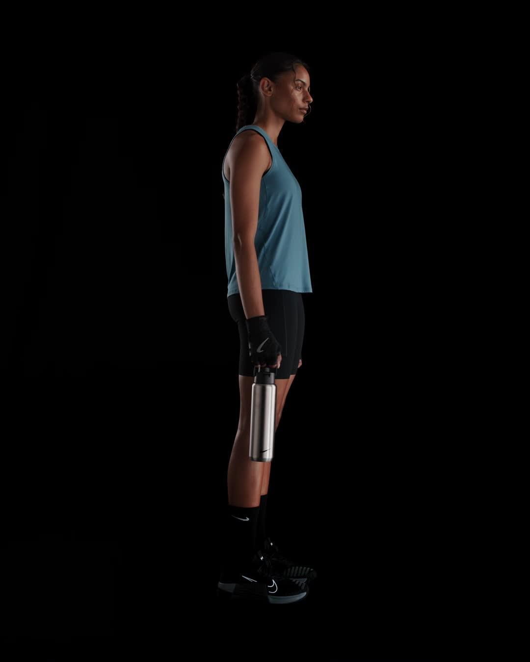 Womens Nike One Classic Dri-FIT Cropped Tank Top Product Image