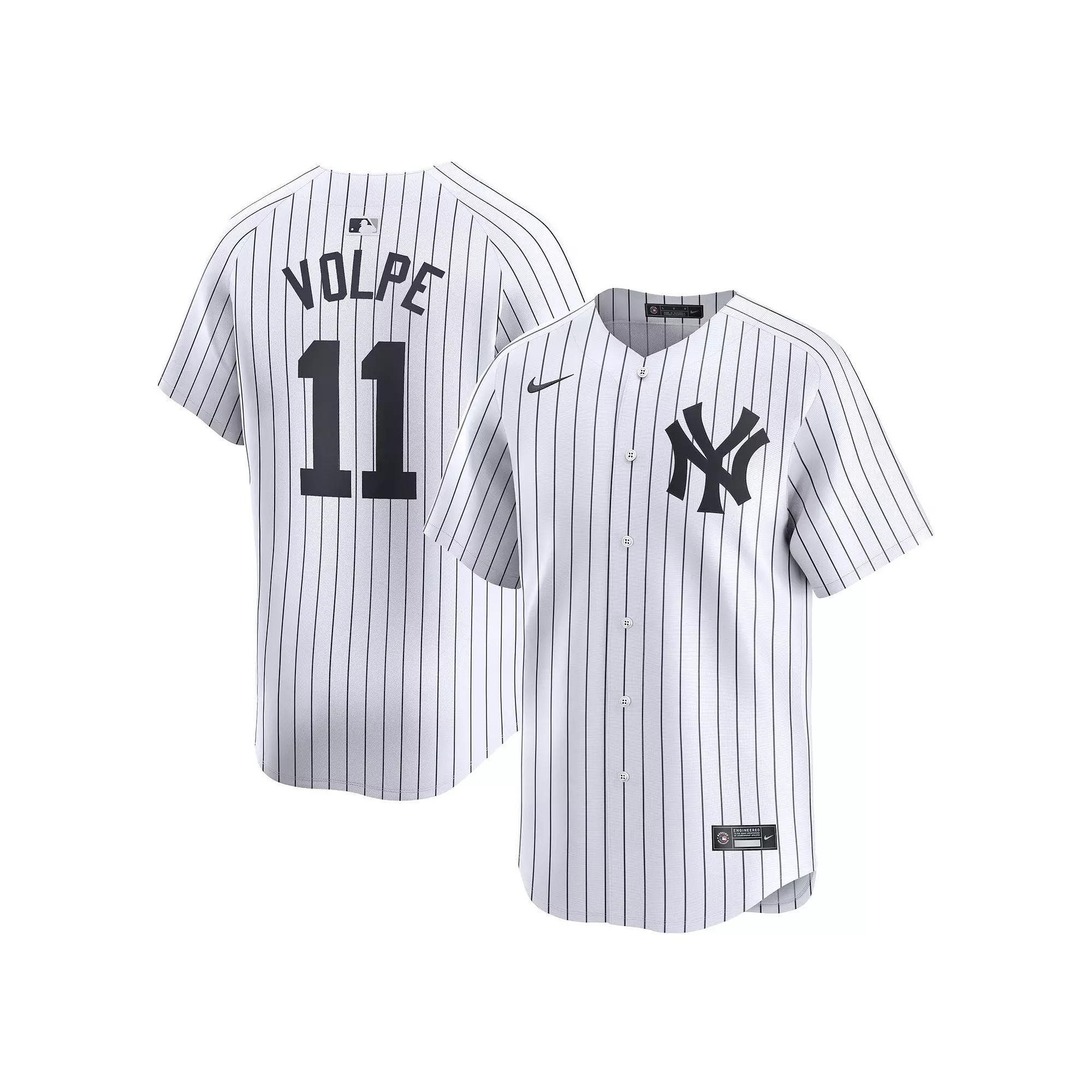 Men's Nike Anthony Volpe White New York Yankees Home Limited Player Jersey,  Product Image