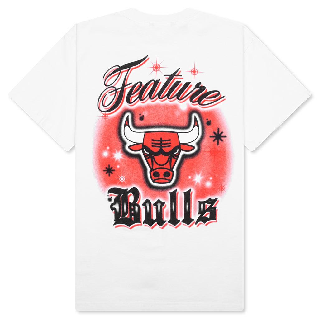 FEATURE x Chicago Bulls Airbrush Tee - White Male Product Image