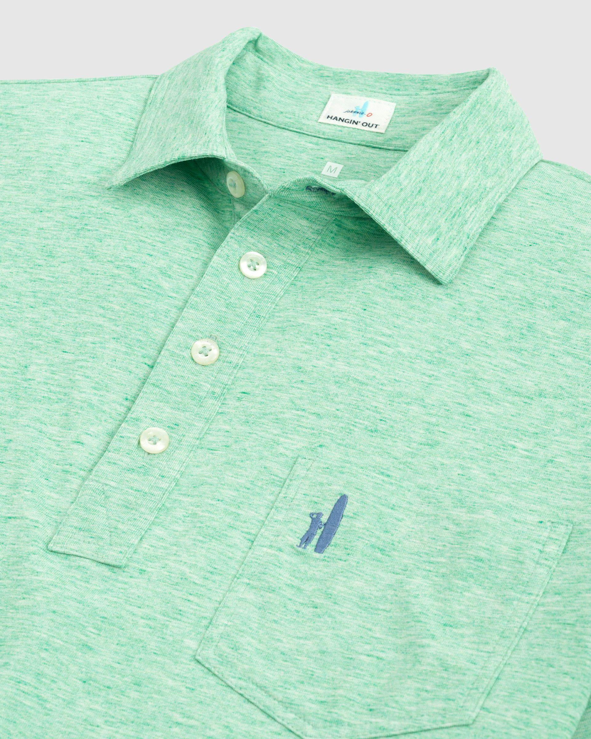 GS- TEST -  Heathered Original Polo Product Image