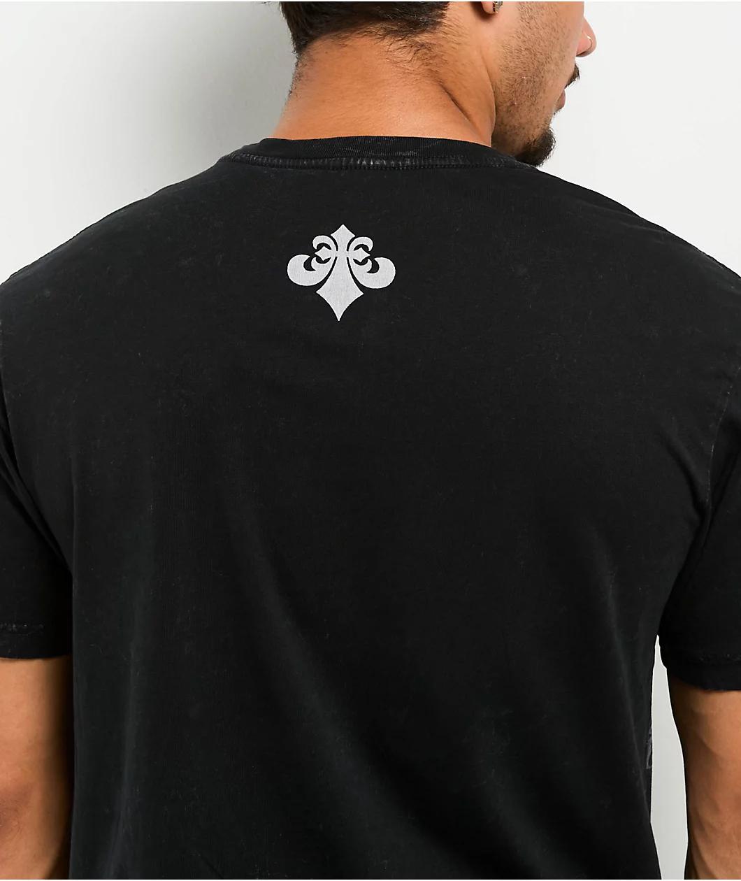 Affliction Collapse Black Wash T-Shirt Product Image