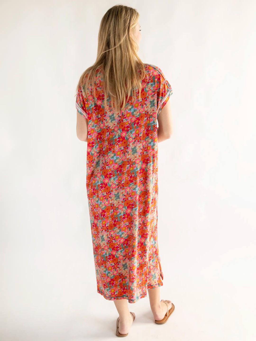 Frankie Knit Cotton Tee Midi Dress Product Image