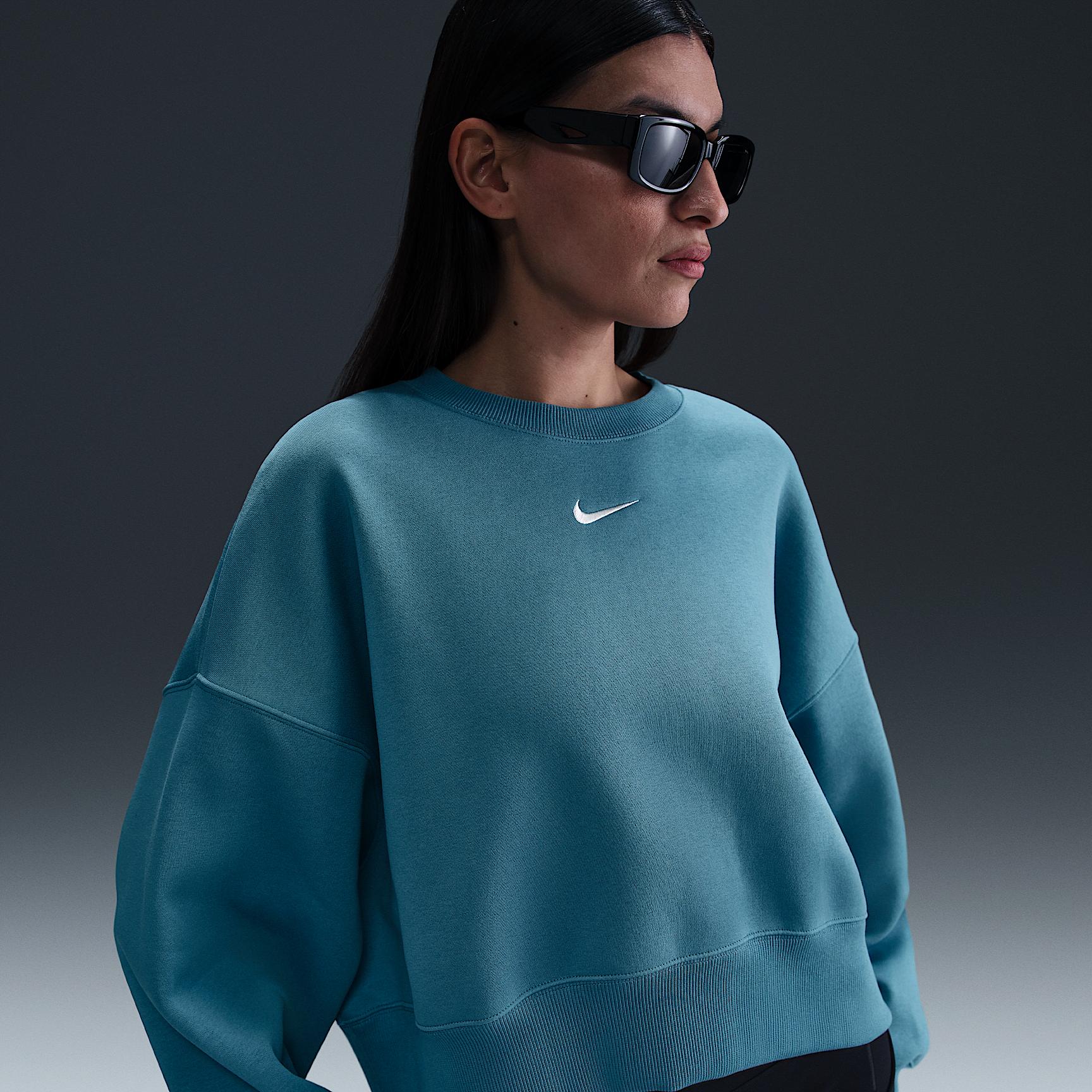 Women's Nike Sportswear Phoenix Fleece Over-Oversized Crew-Neck Sweatshirt Product Image