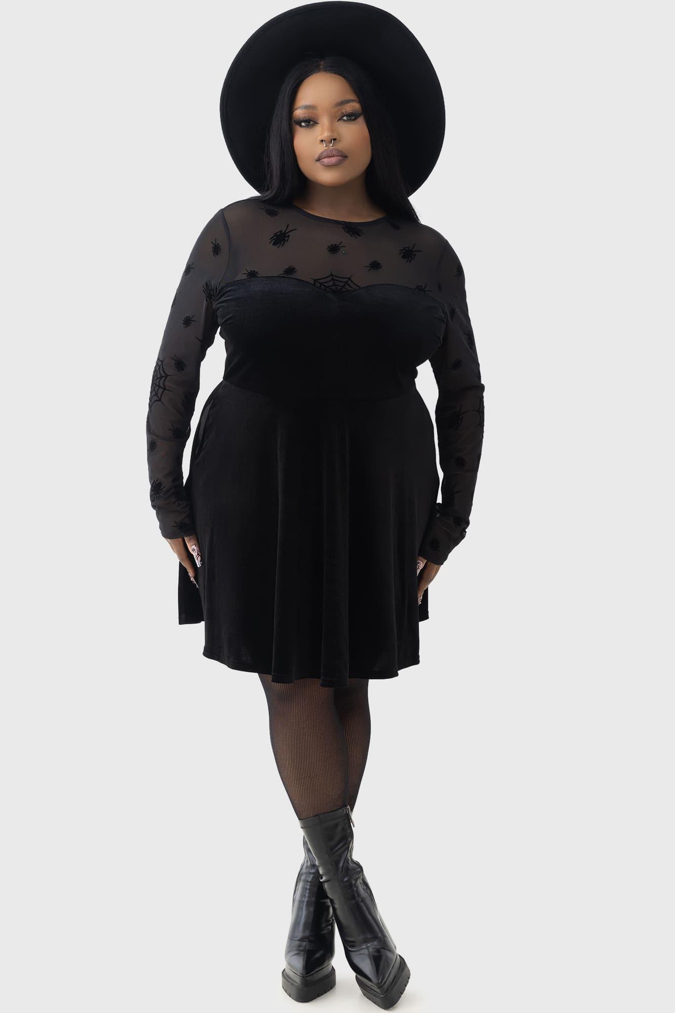 Here Lies Beetlejuice Mini Dress Female Product Image