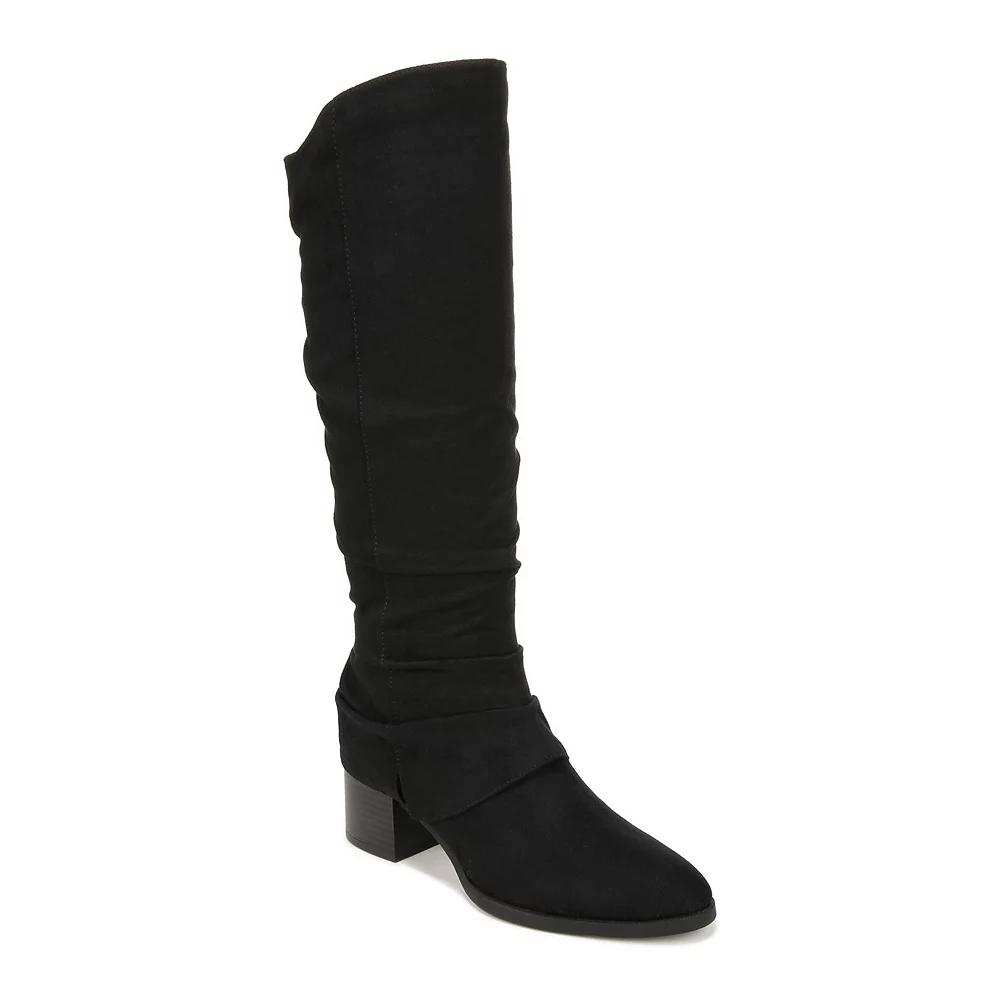LifeStride Delilah Women's Knee-High Slouch Boots, Size: 7 Wide, Black Product Image