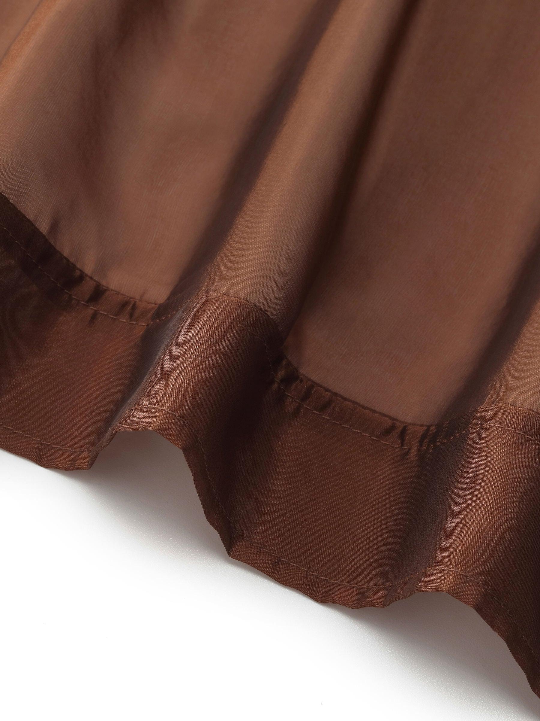 Mulberry Silk Blend Women Zip-Up Sheer Jacket Product Image