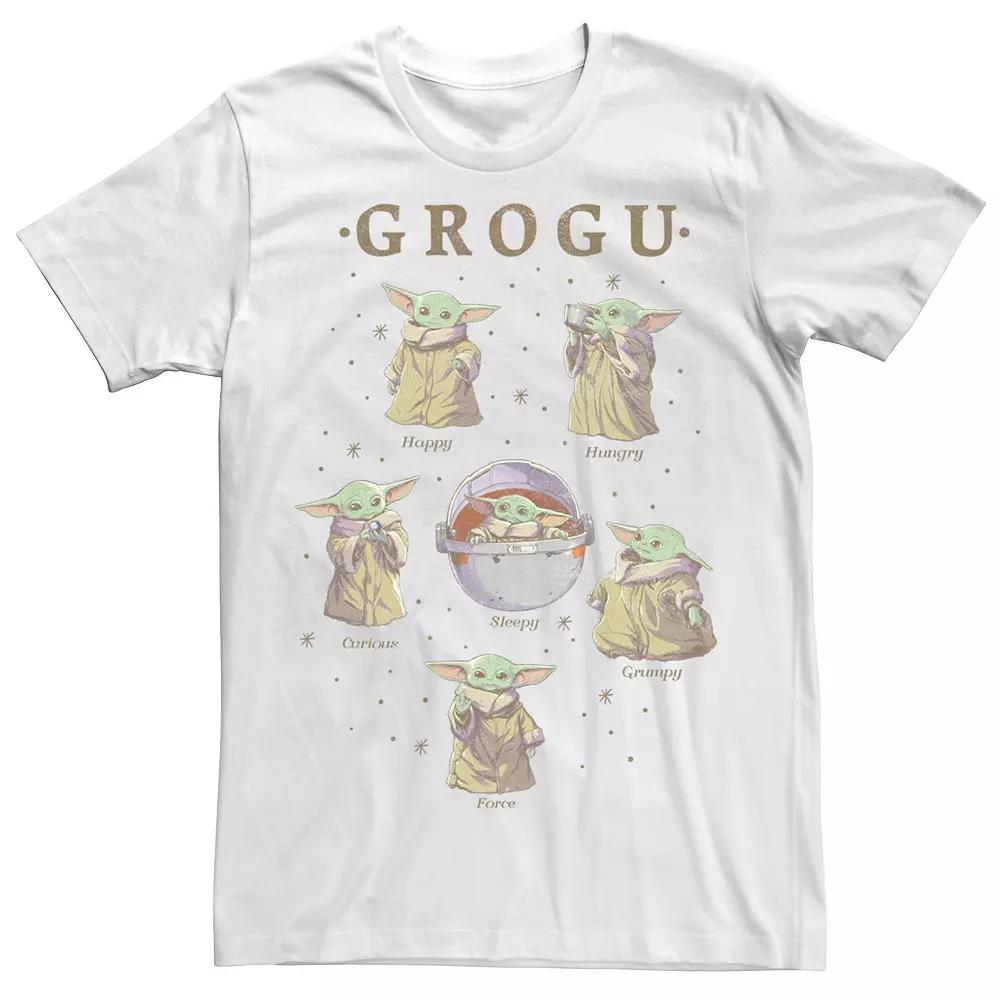 Men's Star Wars: The Mandalorian Grogu Moods R16 Tee,  Product Image