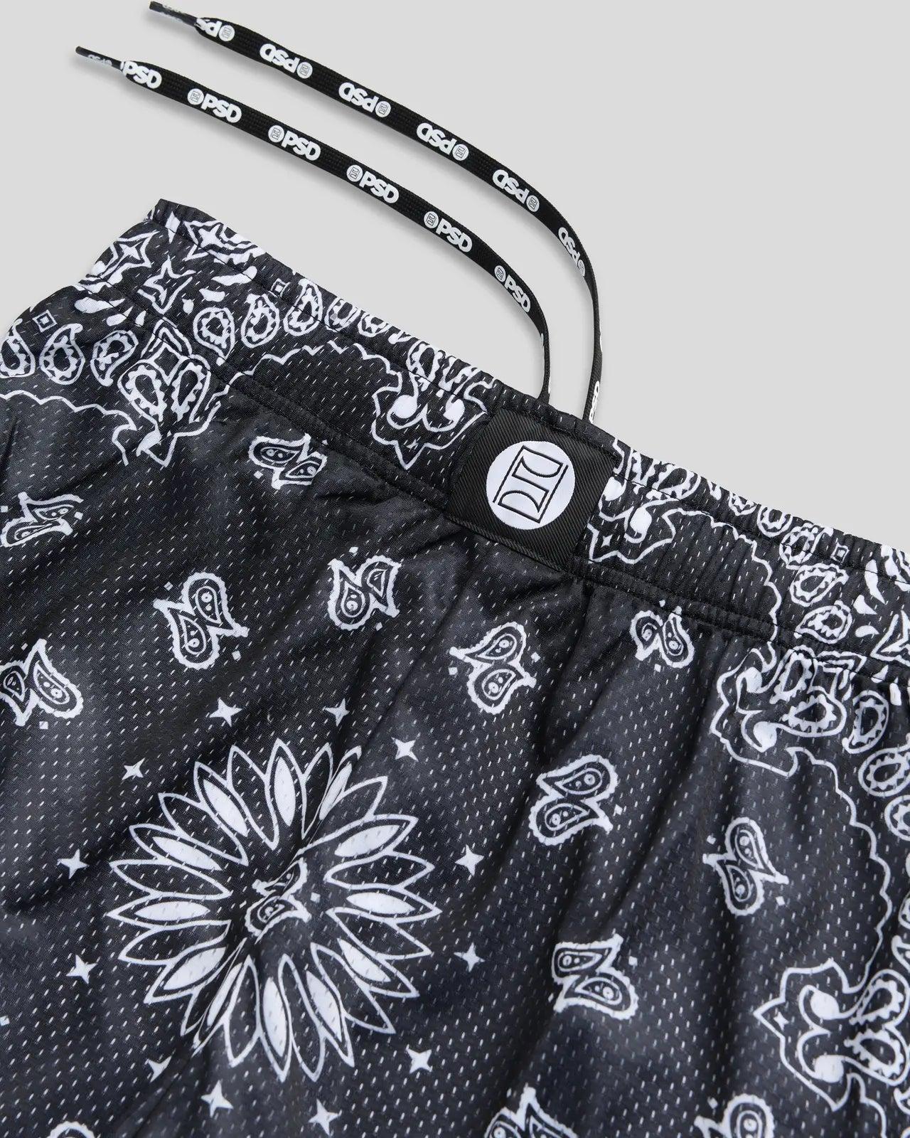 Black Bandana Active Short Male Product Image