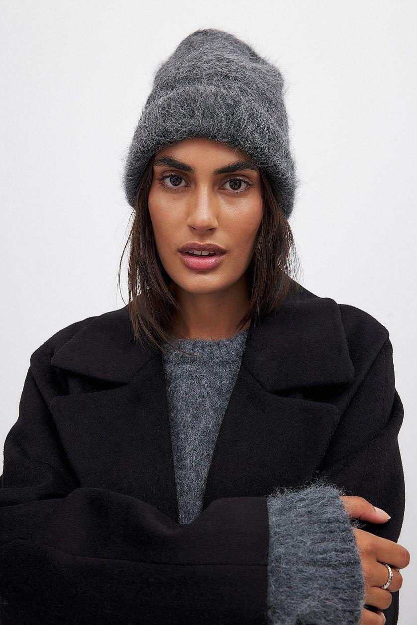 Alpaca Blend Hairy Beanie Product Image