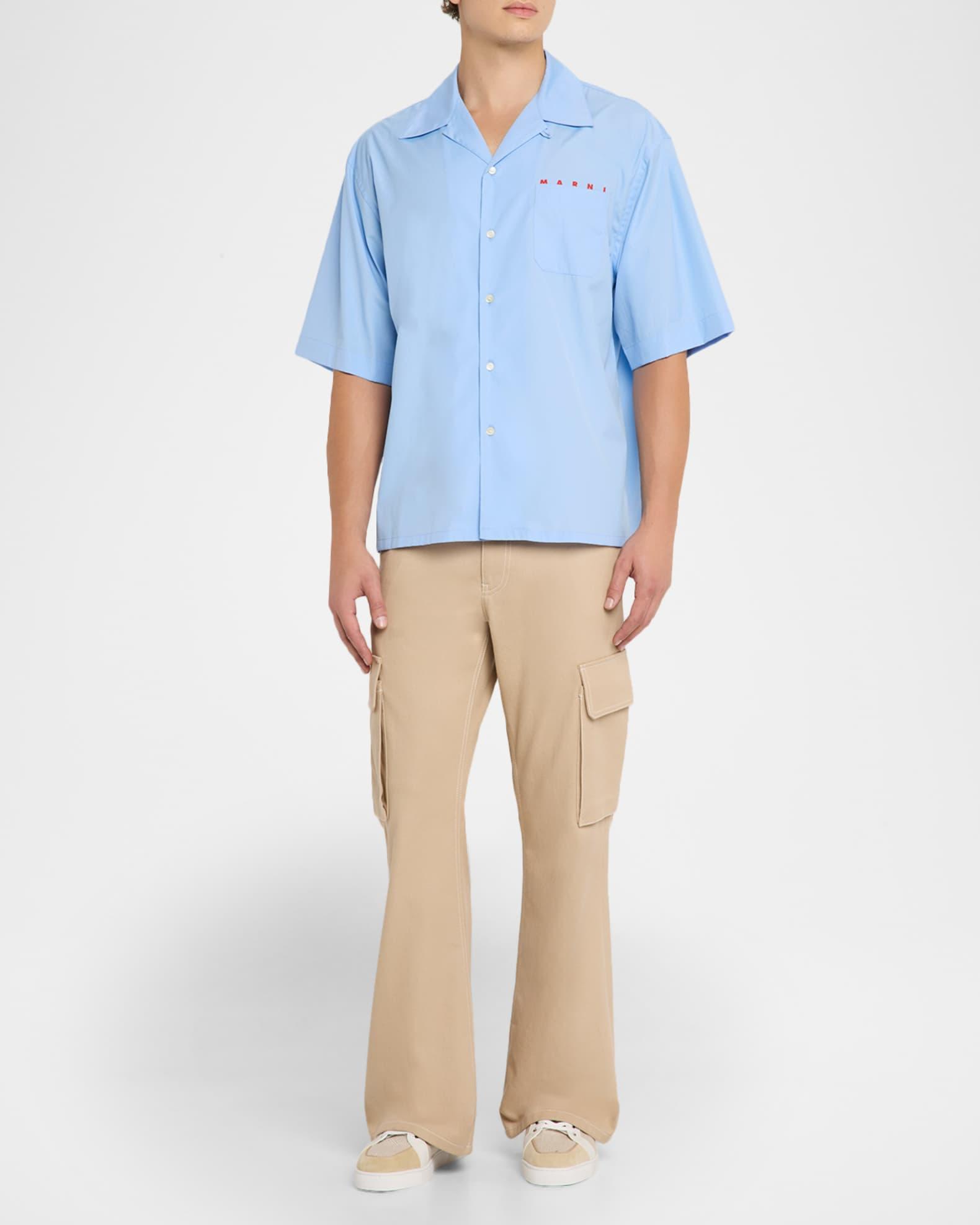 Men's Poplin Camp Shirt Product Image