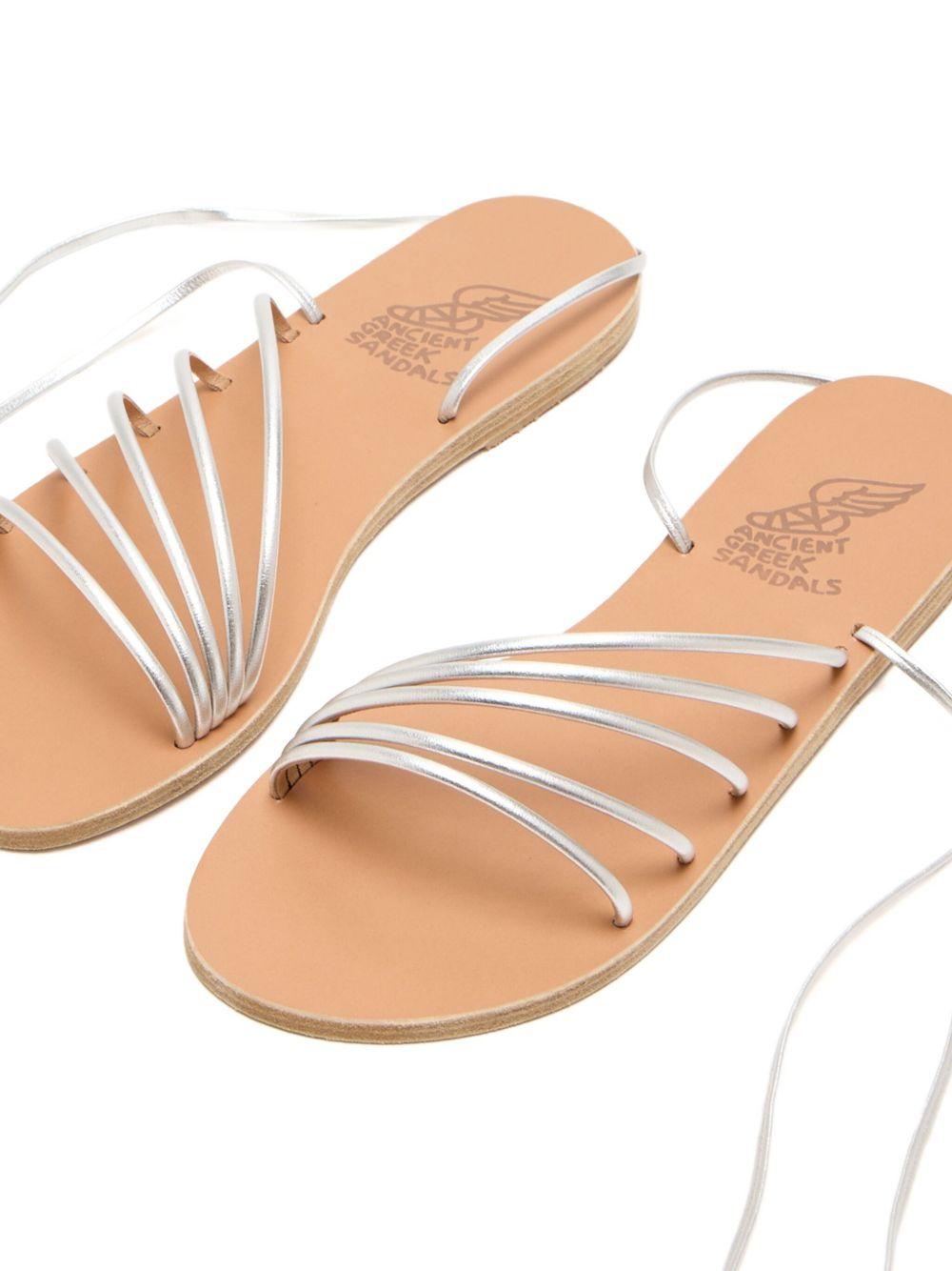Ipoliti leather lace-up flat sandals Product Image