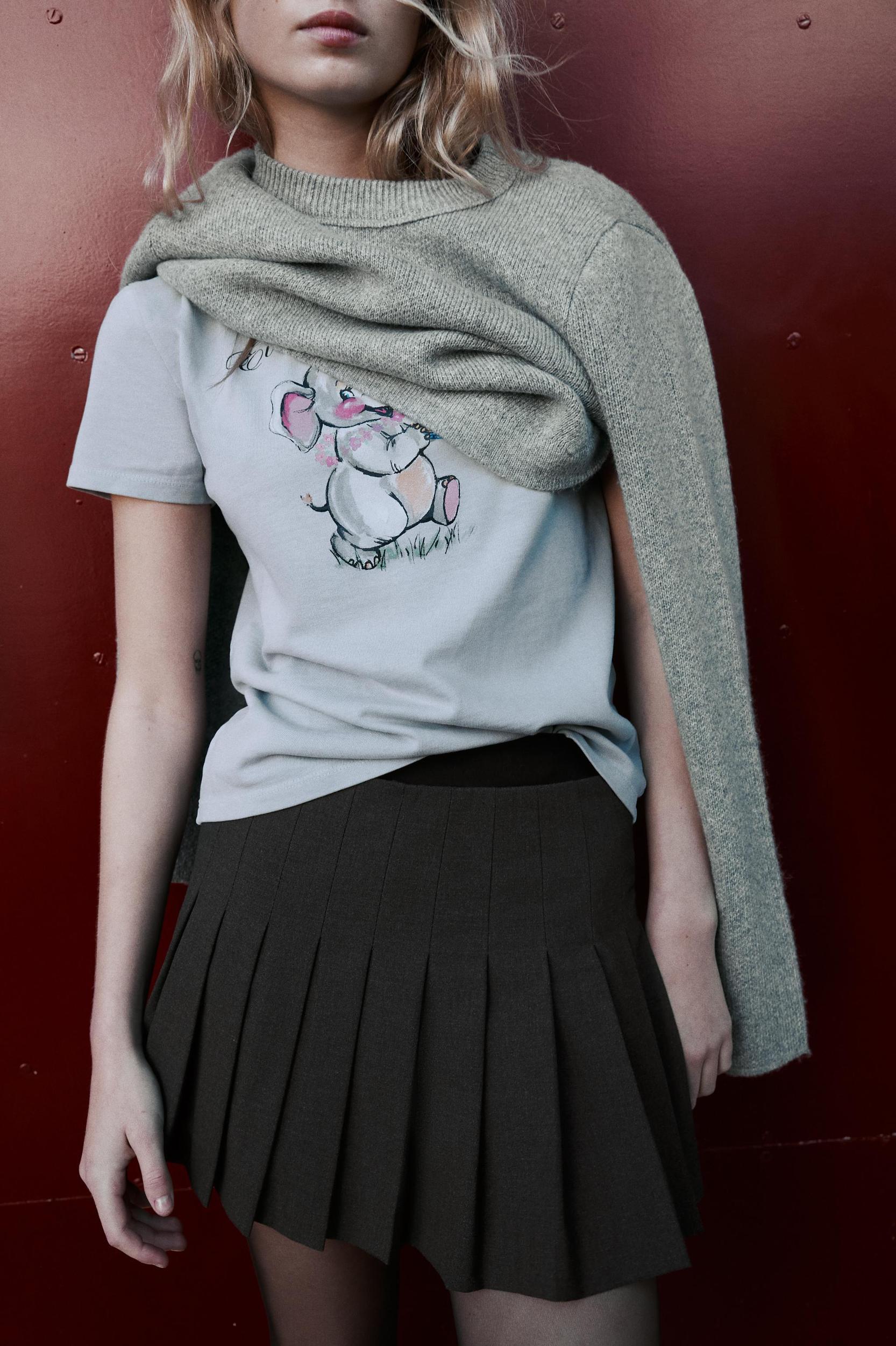 PLEATED SKORT Product Image