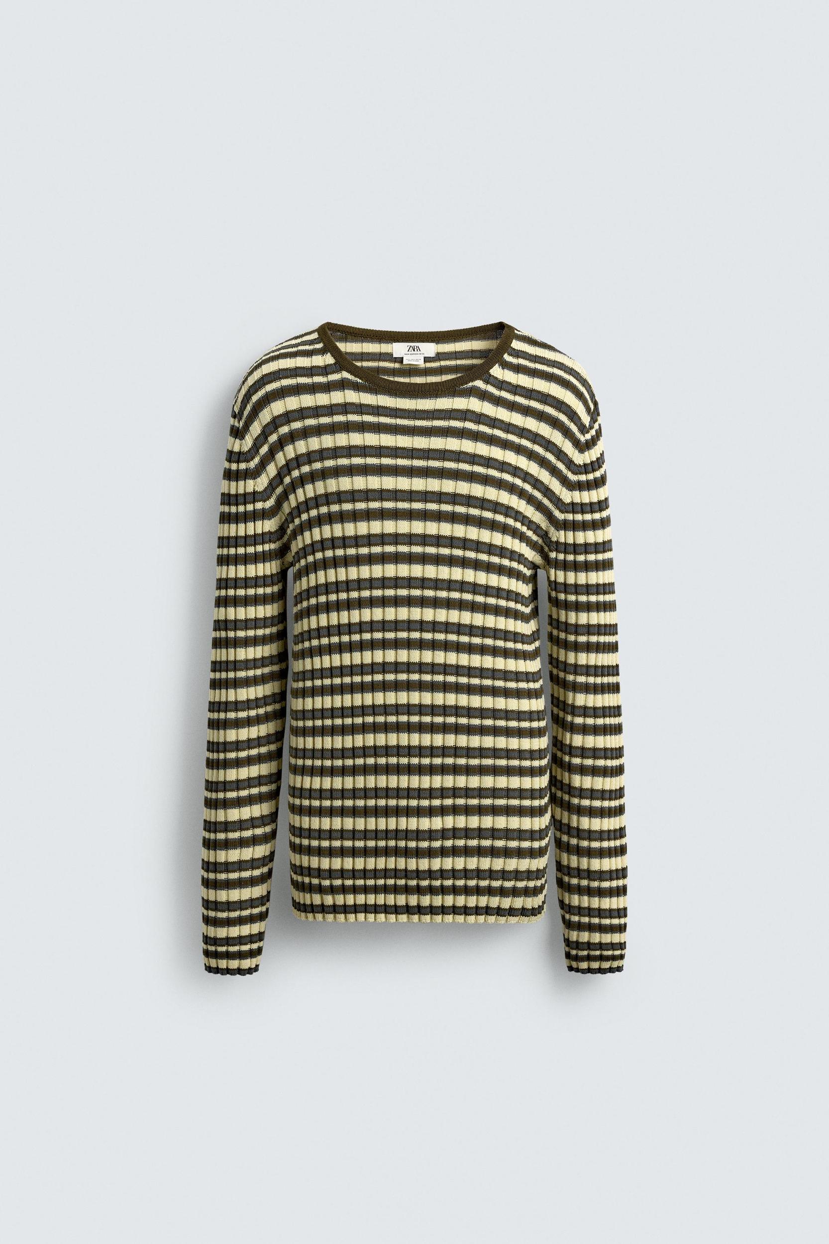 STRIPED JACQUARD SWEATER Product Image