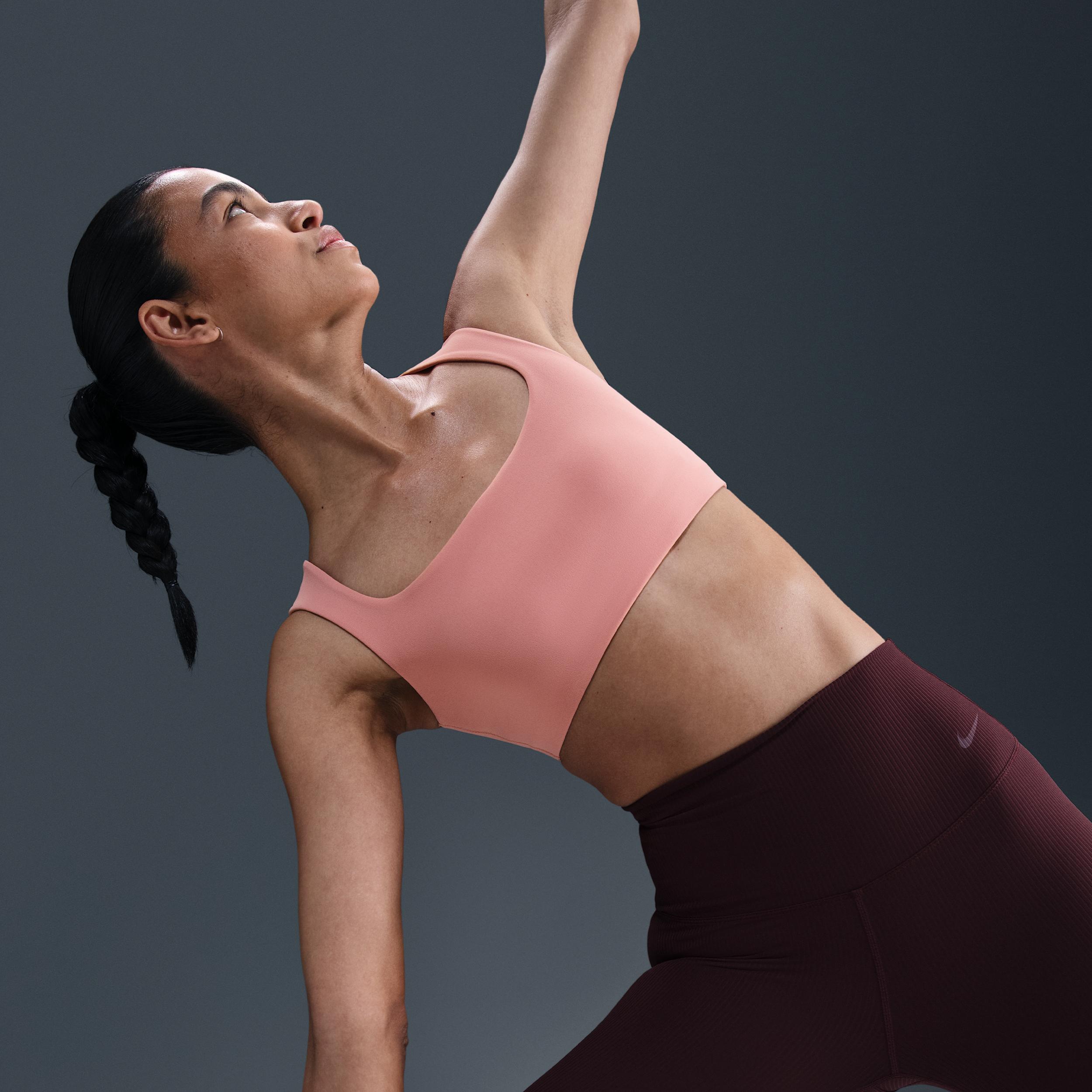 Nike Womens Zenvy Light-Support Lightly Lined Sports Bra | HQ3956-685 Product Image