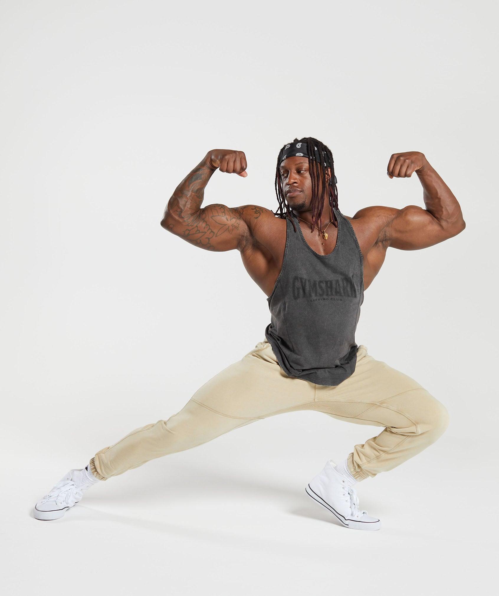 Gymshark Heritage Joggers - Desert Beige Male Product Image