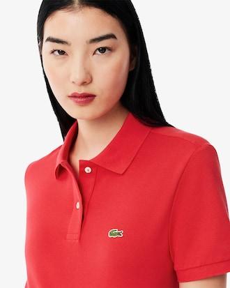 Women's Regular Fit Supple Petit Piqué Polo Product Image