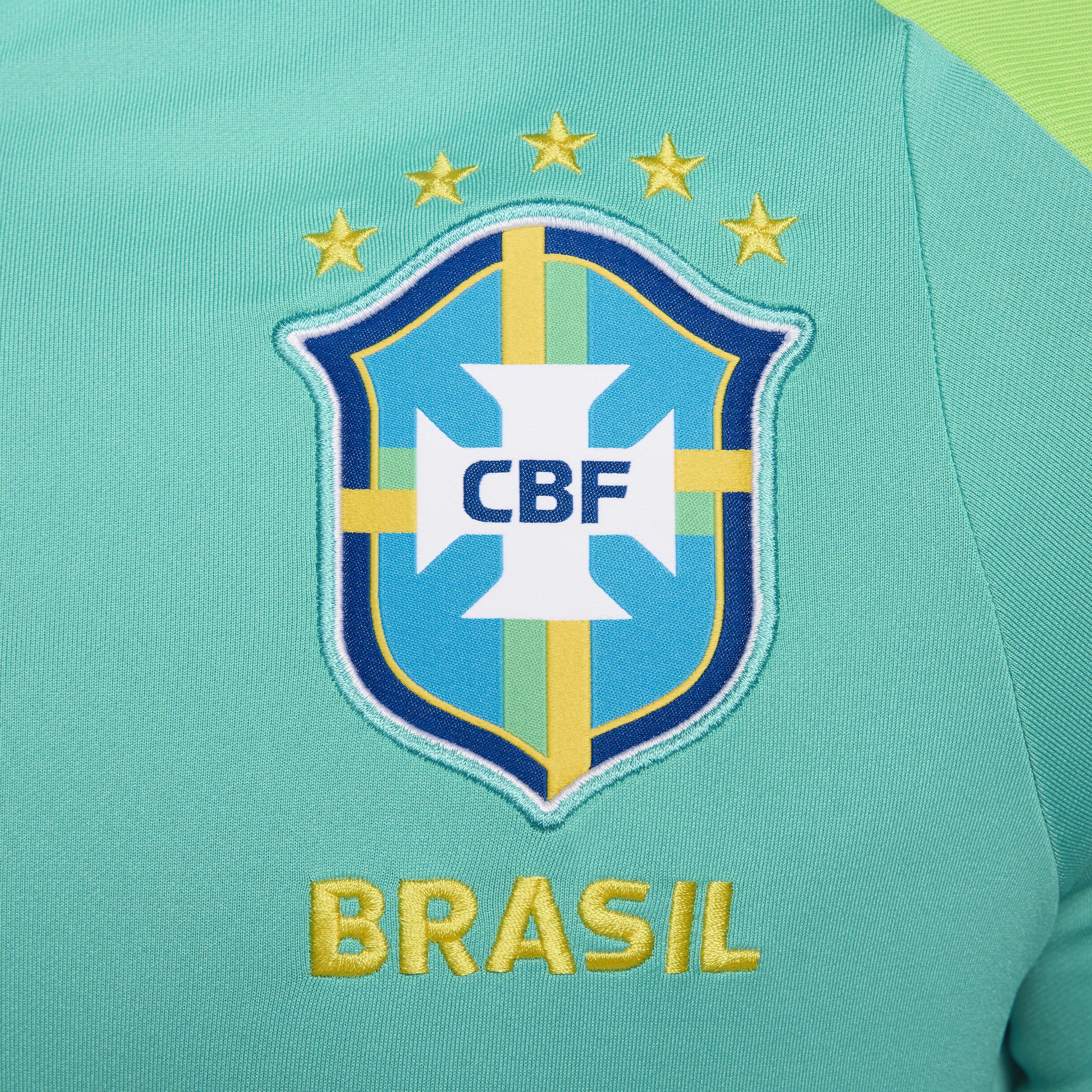 Brasil Strike Nike Mens Dri-FIT Soccer Drill Top | FJ2989-445 Product Image