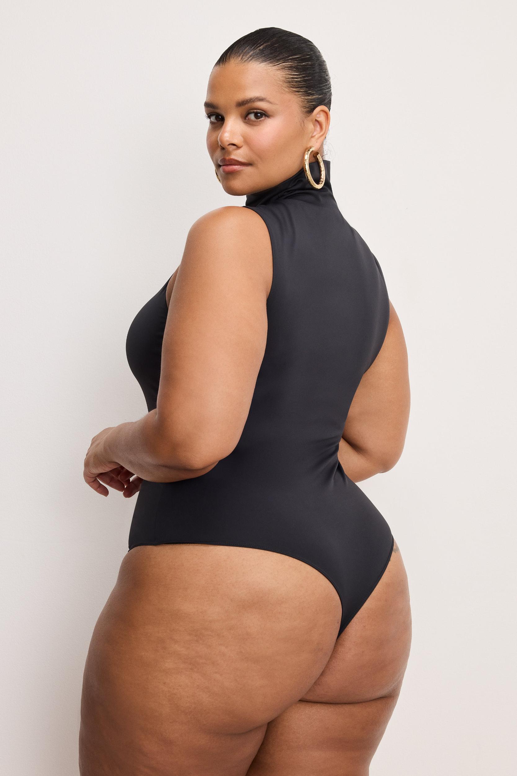 WEIGHTLESS SCUBA MOCK NECK BODYSUIT | BLACK001 Product Image