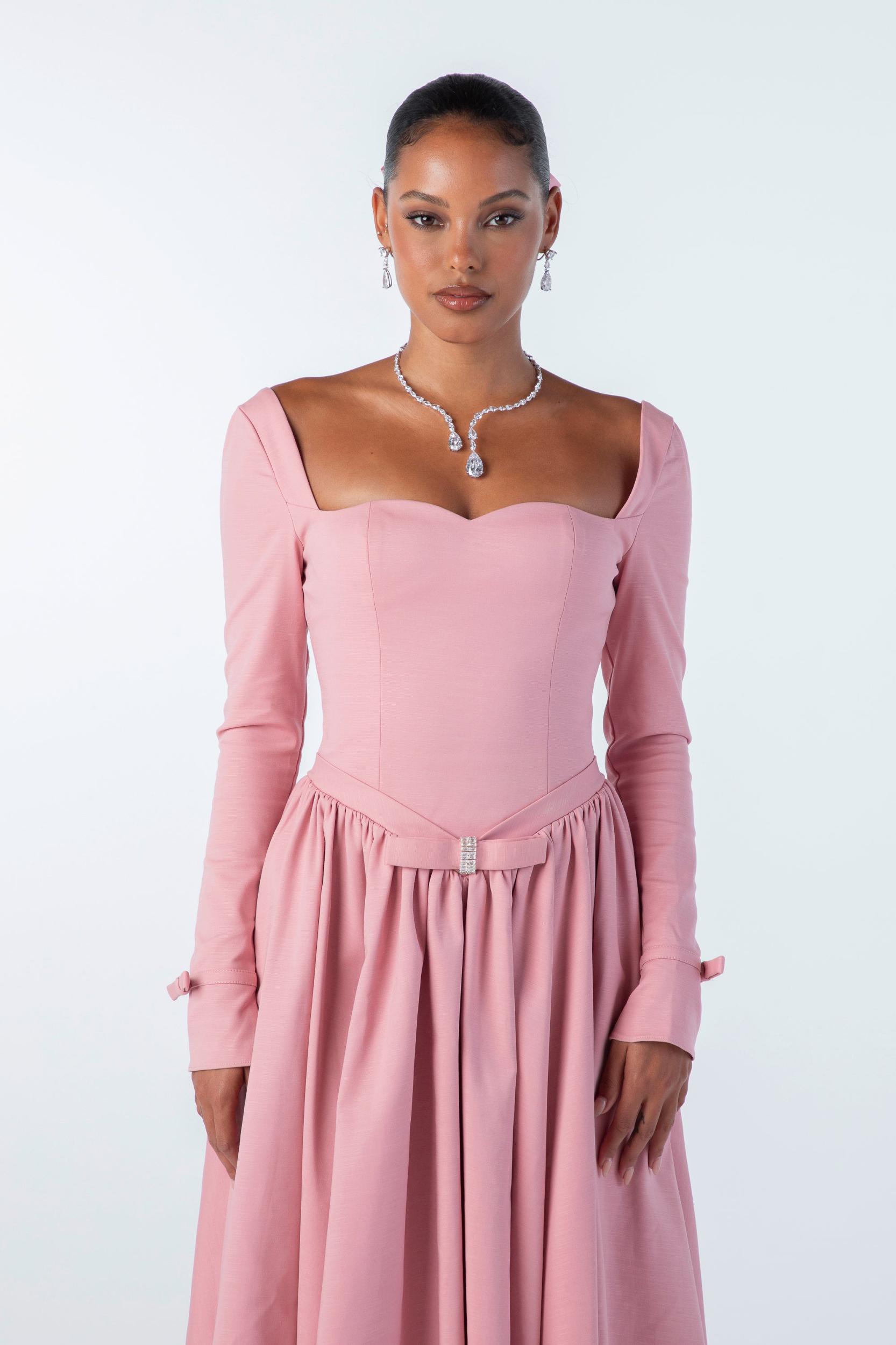 Bernadette Dress (Pink) (Final Sale) Product Image