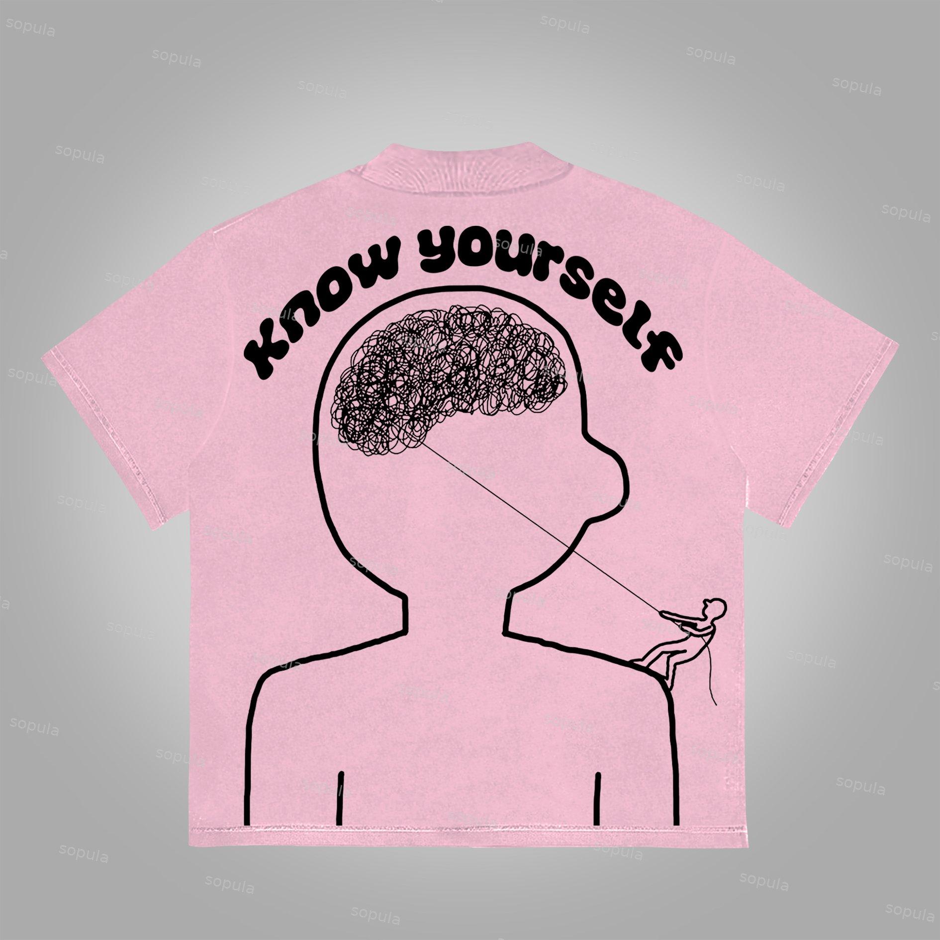 Sopula Vintage Mental Health Matters Graphic Print Cotton T-Shirt Product Image