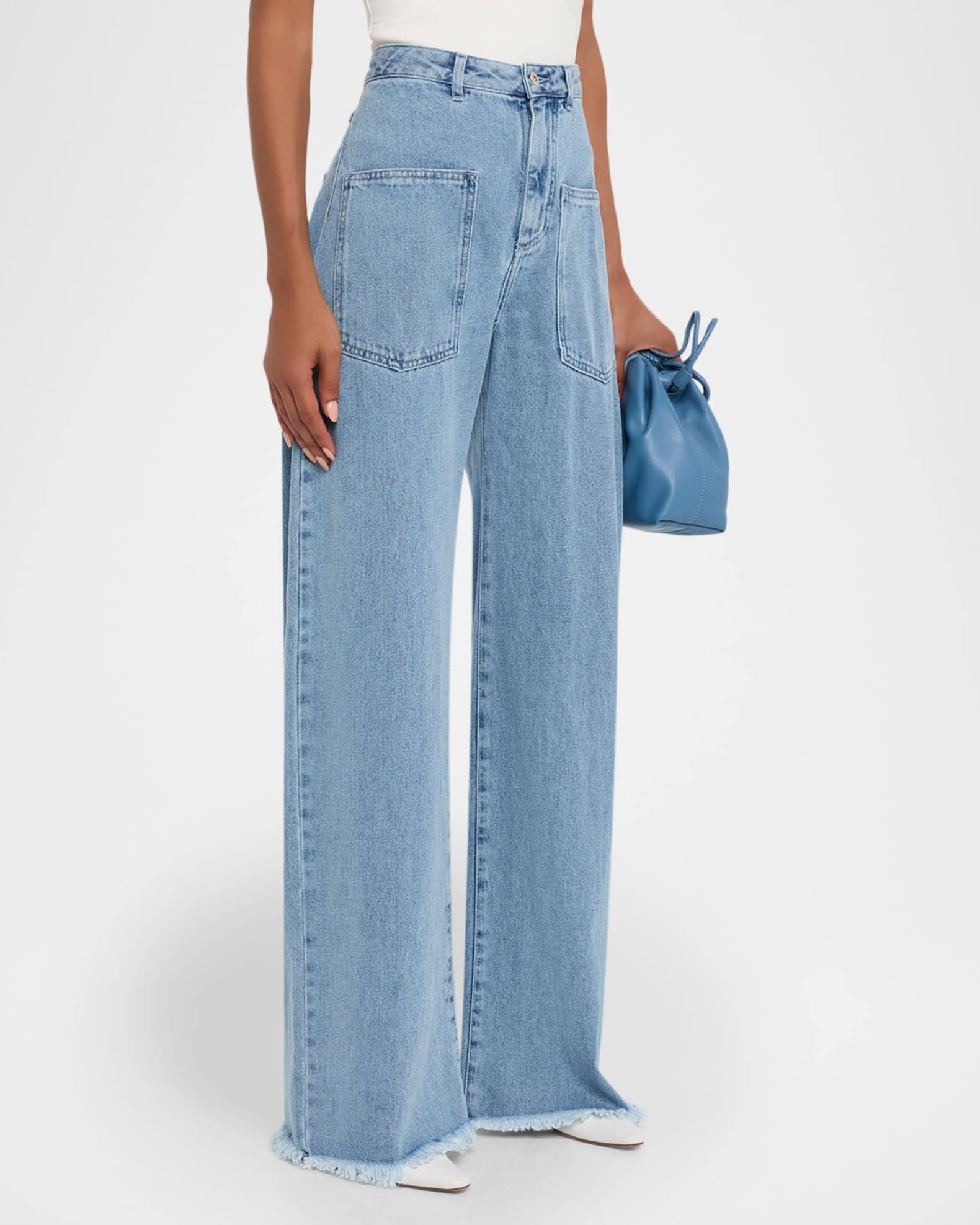 Patch-Pocket Boyfriend Jeans Product Image