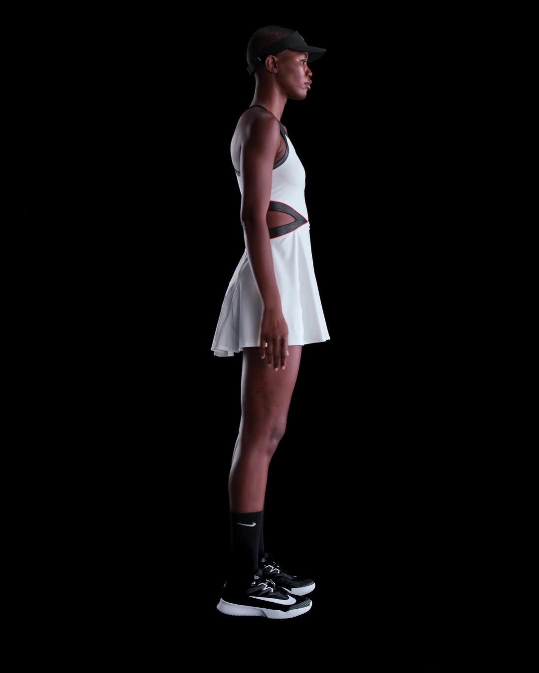 Nike Womens Court Slam Dri-FIT Tennis Dress | II6186-100 Product Image