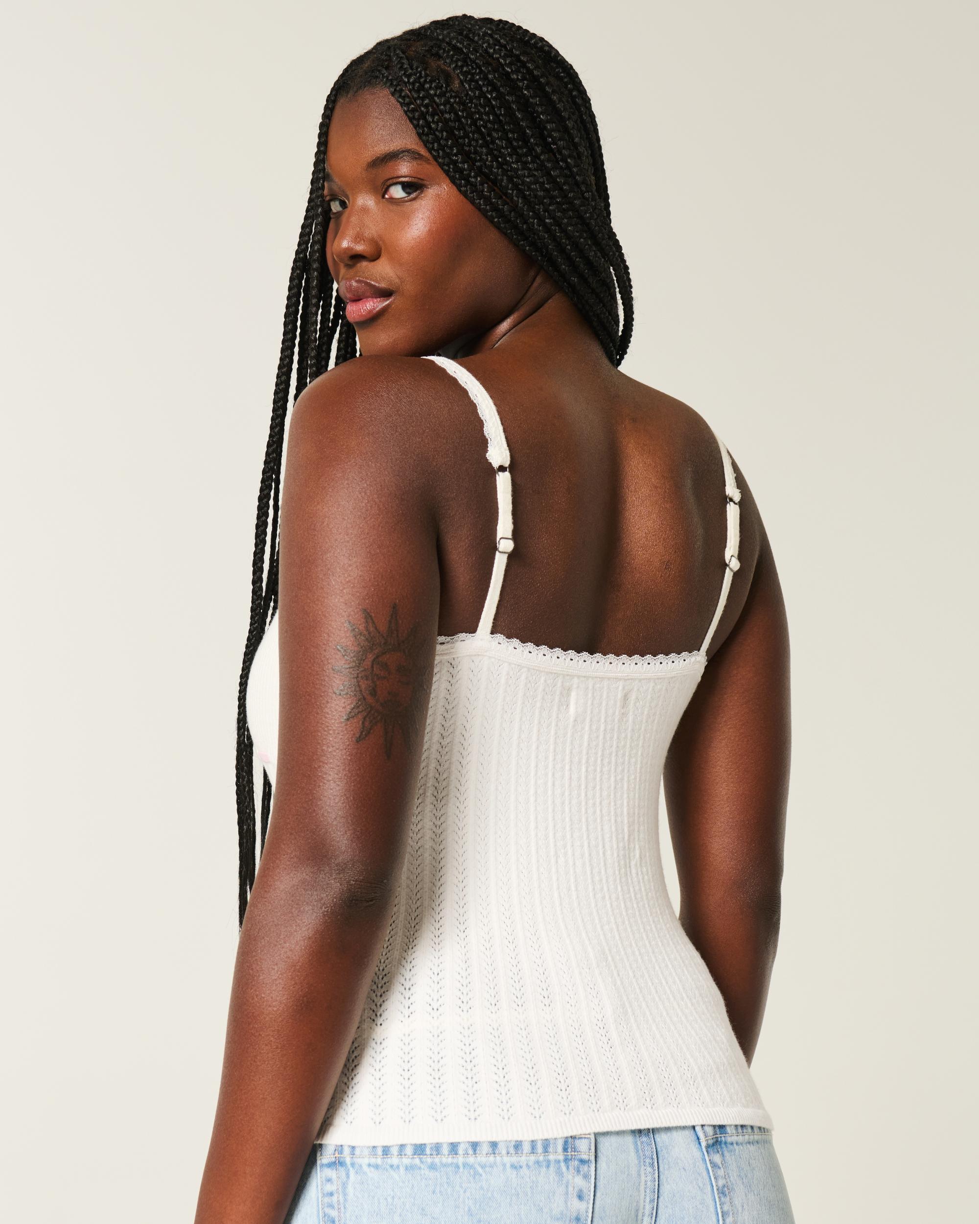 Tie-Front Sweater Tank Product Image