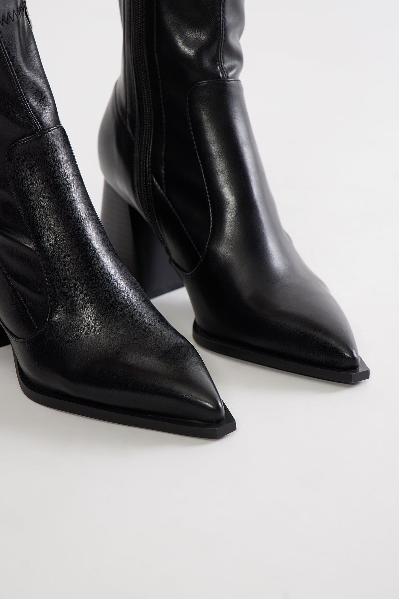 Boise Heeled Booties - Black Product Image