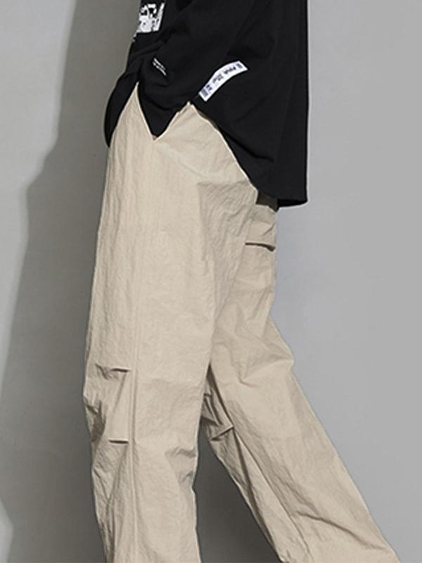 Men's Pleated Casual Thin Cargo Pants Product Image
