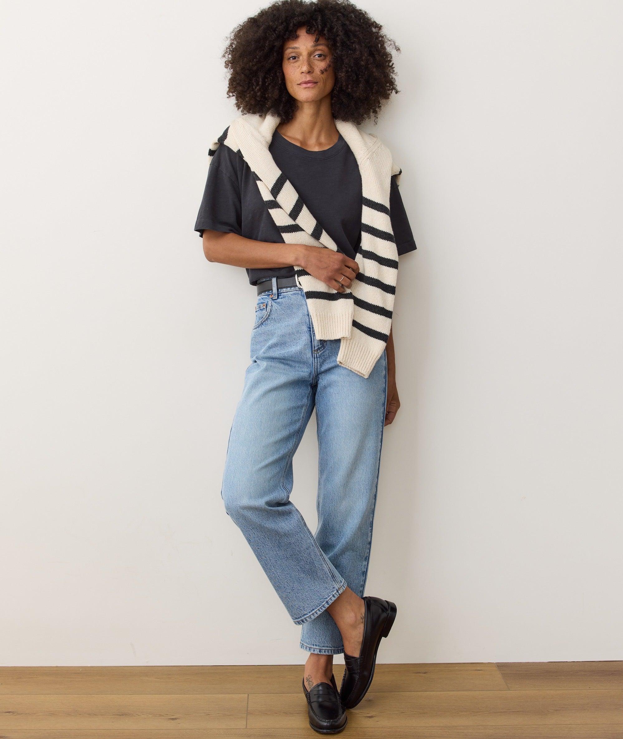 Sadie Vintage Slub Oversized Tee Product Image