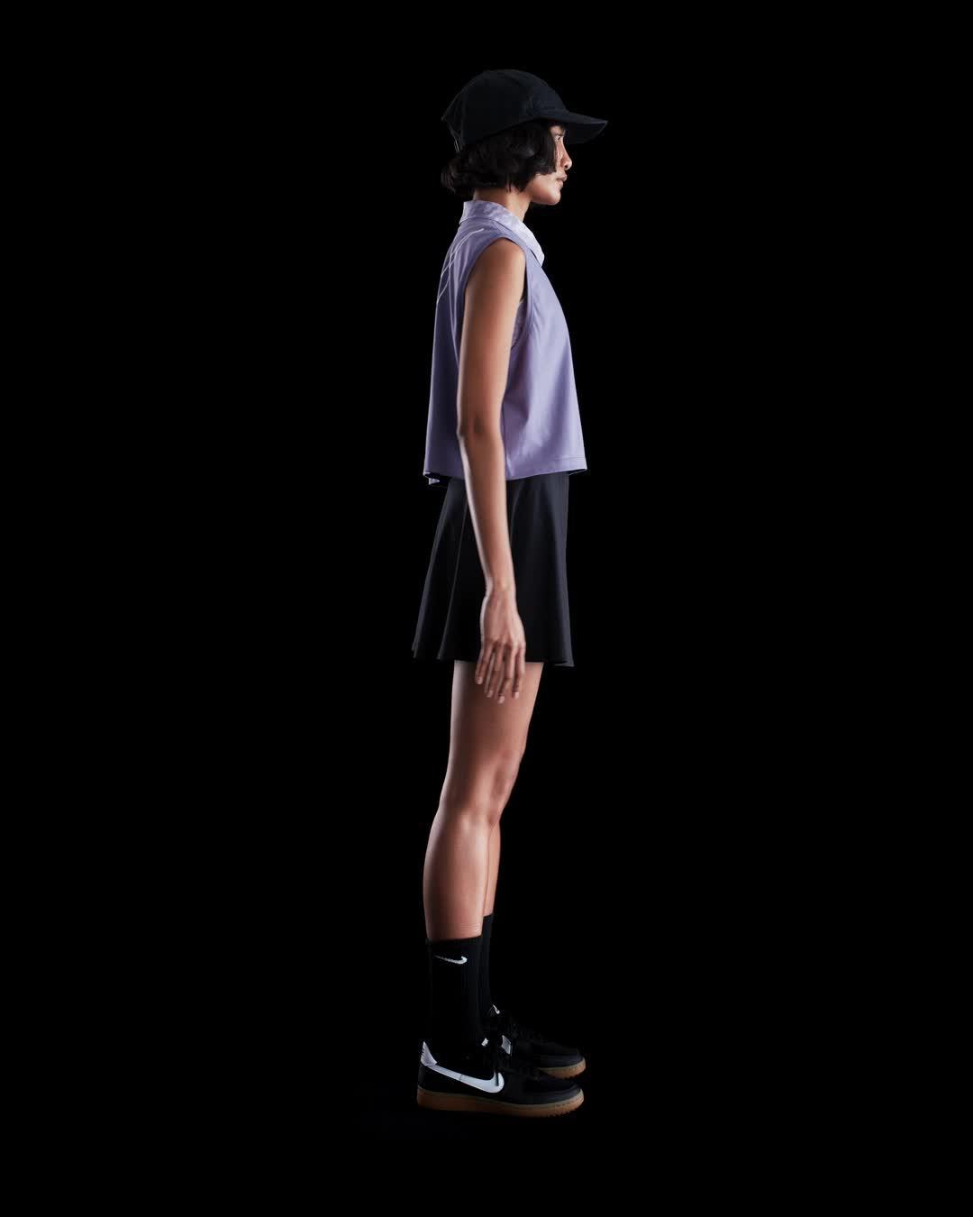 Womens Nike Sportswear Club Sleeveless Cropped Graphic T-Shirt | HF9531-527 Product Image
