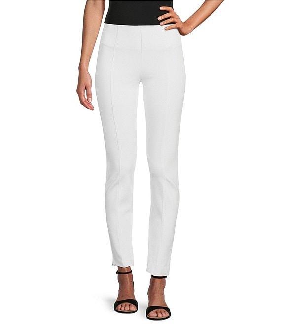 Slim Factor by Investments Coordinating Stretch Ponte Knit Ankle Skinny Pants Product Image