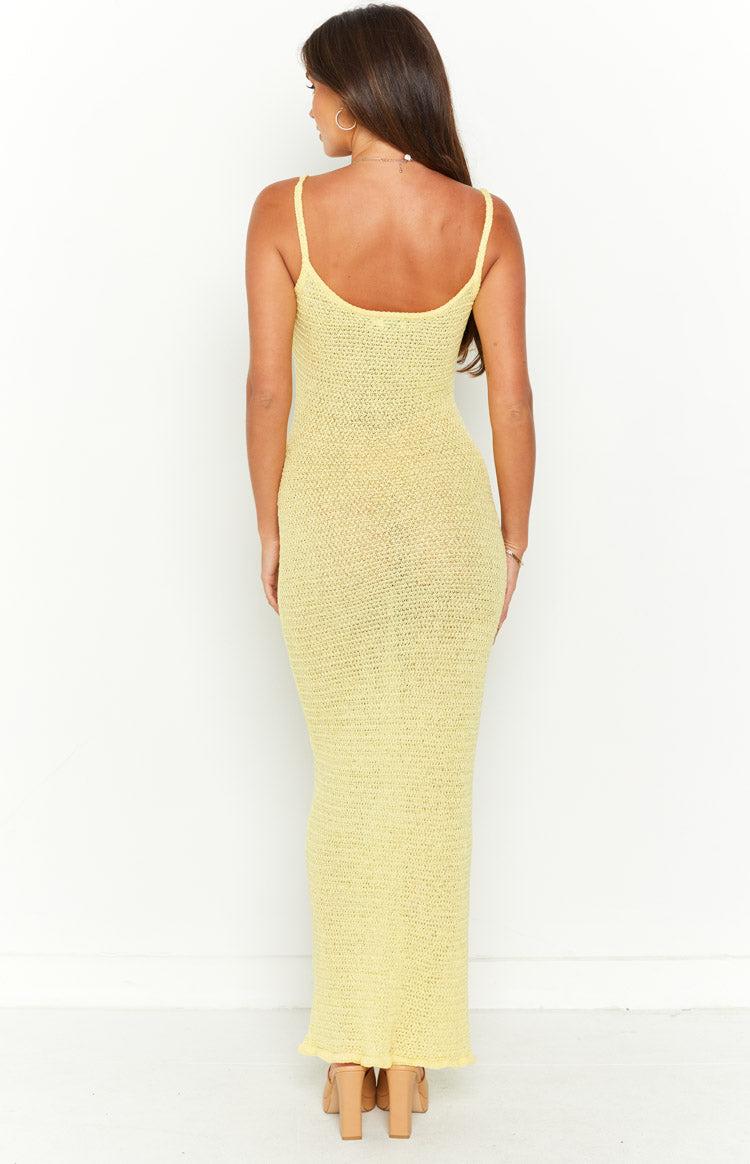 Ezra Yellow Maxi Dress Product Image