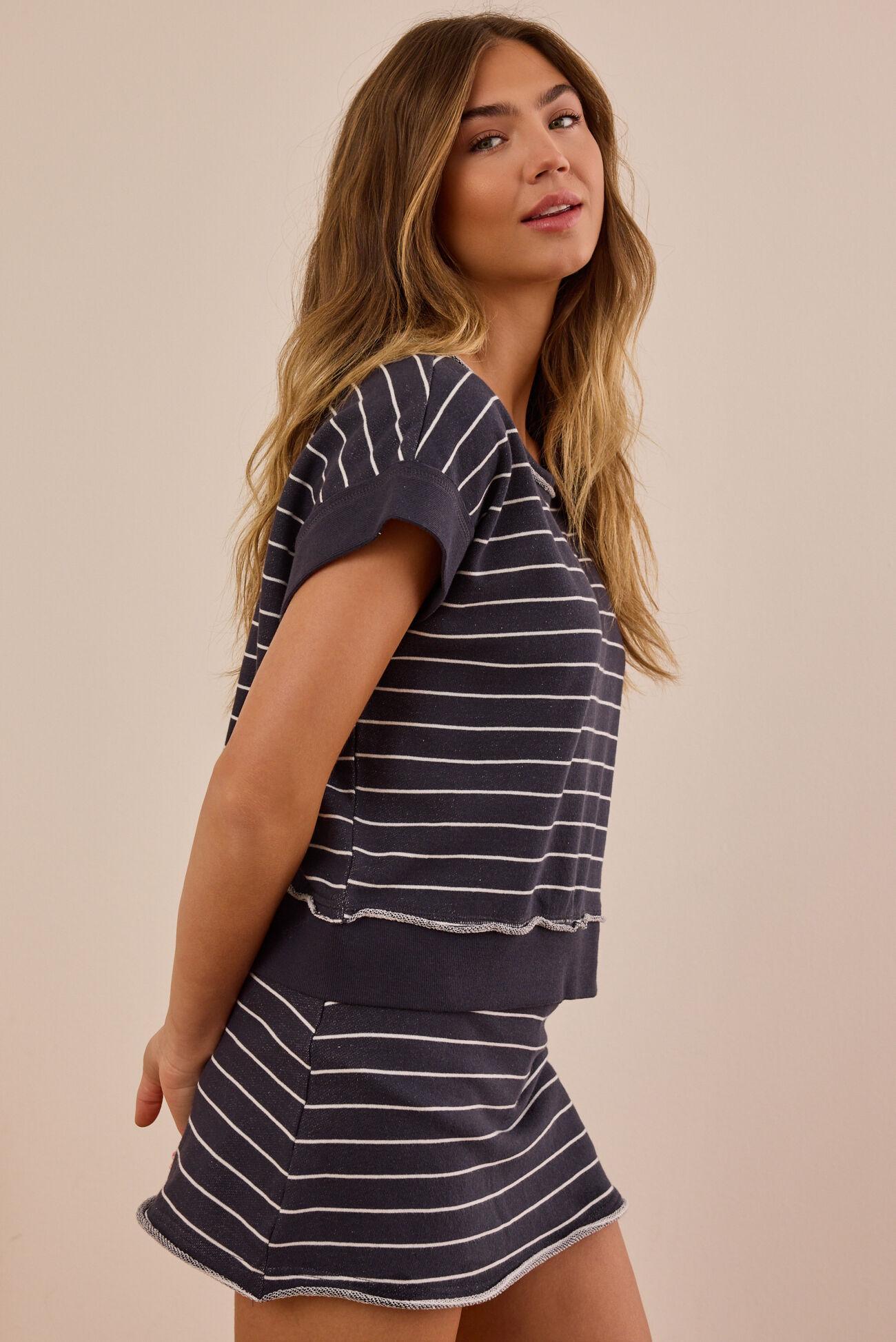 Easy Days Stripe Crew Product Image