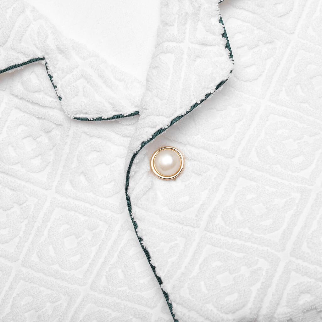 Open Collar Shirt - Off White Male Product Image