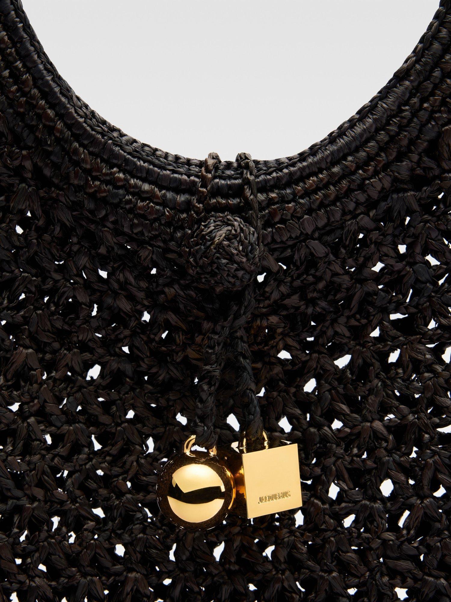 Le Rond Spiaggia raffia shoulder bag Product Image