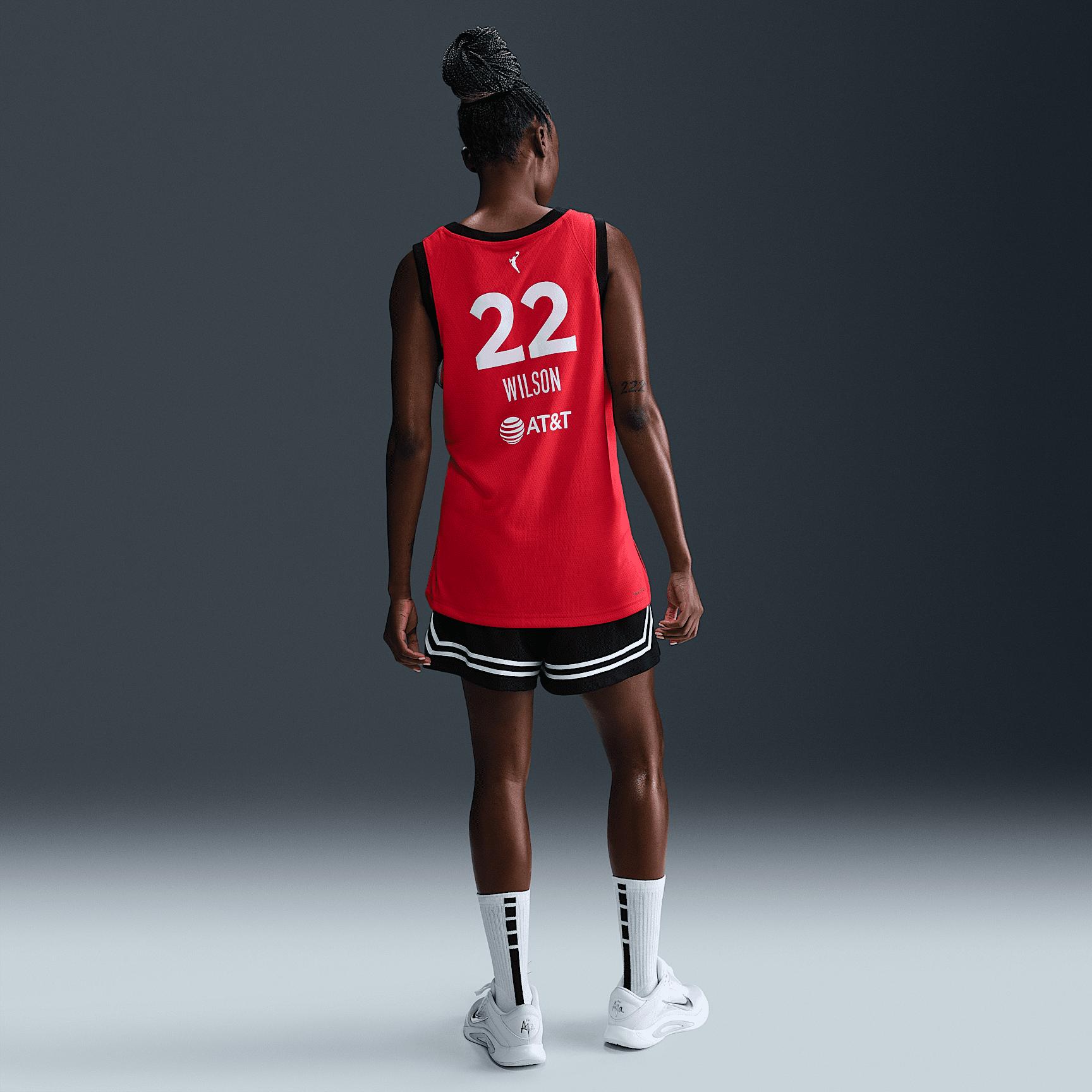 A'ja Wilson Las Vegas Aces 2024 Rebel Edition Nike Women's Dri-FIT WNBA Victory Jersey Product Image