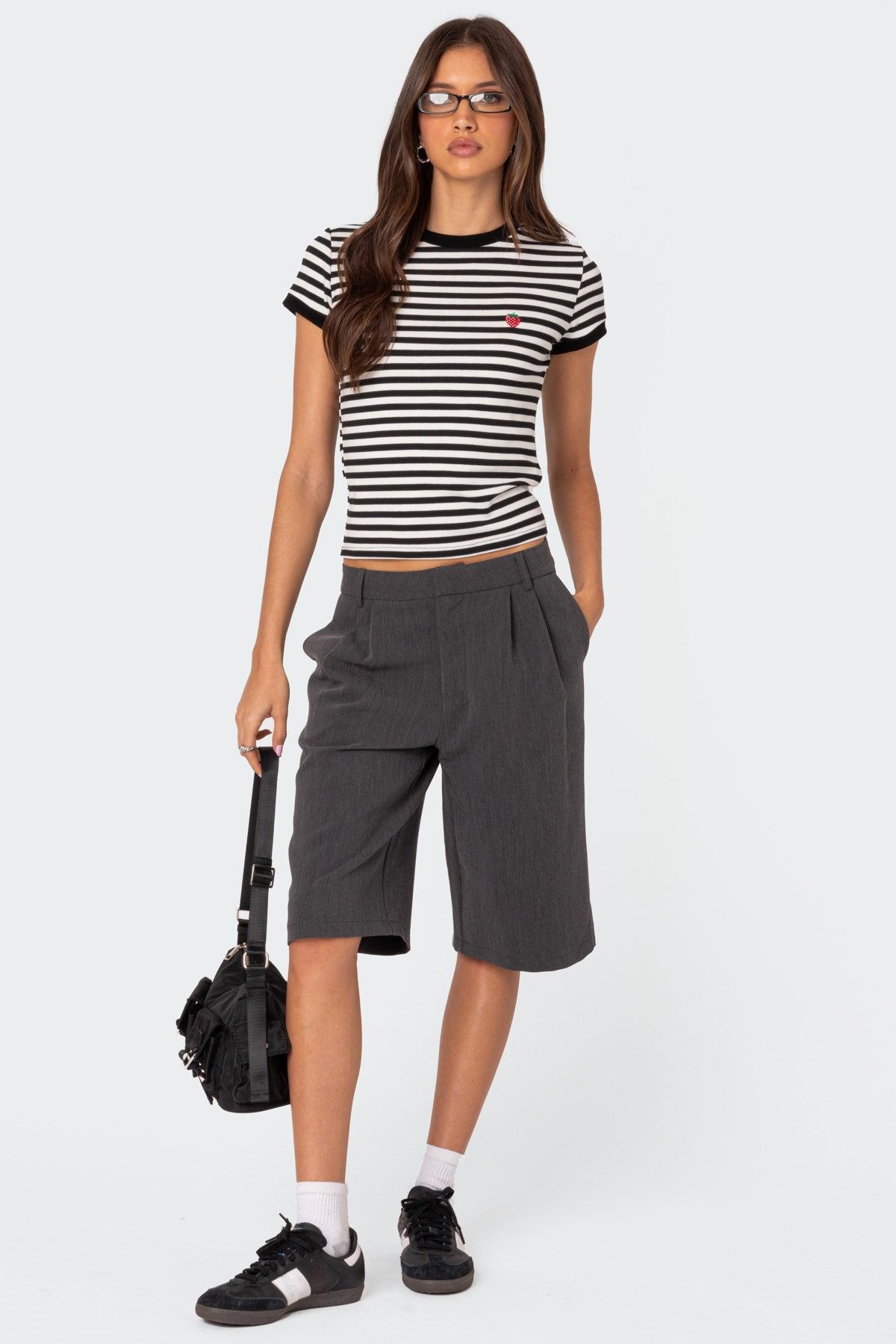 Aelia Bermuda Trouser Shorts Product Image