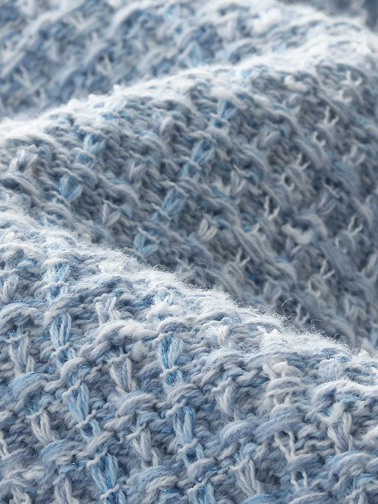 Contrast Collar Women Knit Polo Tank Top Product Image