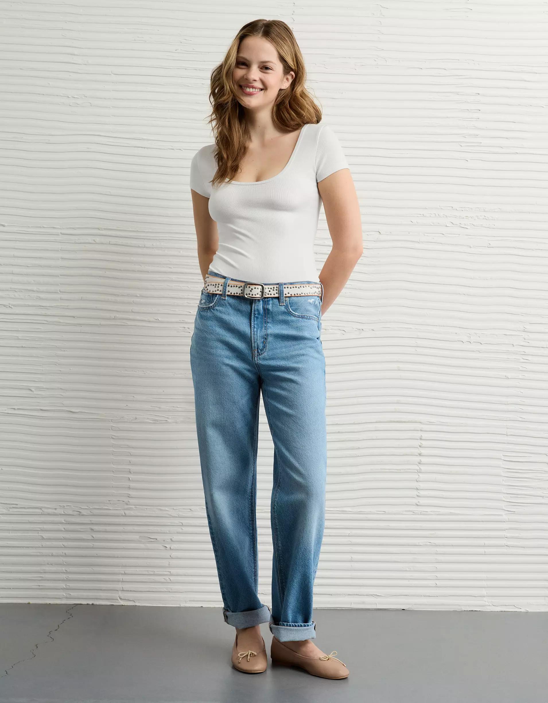 AE Scoop Neck T-Shirt Bodysuit Product Image