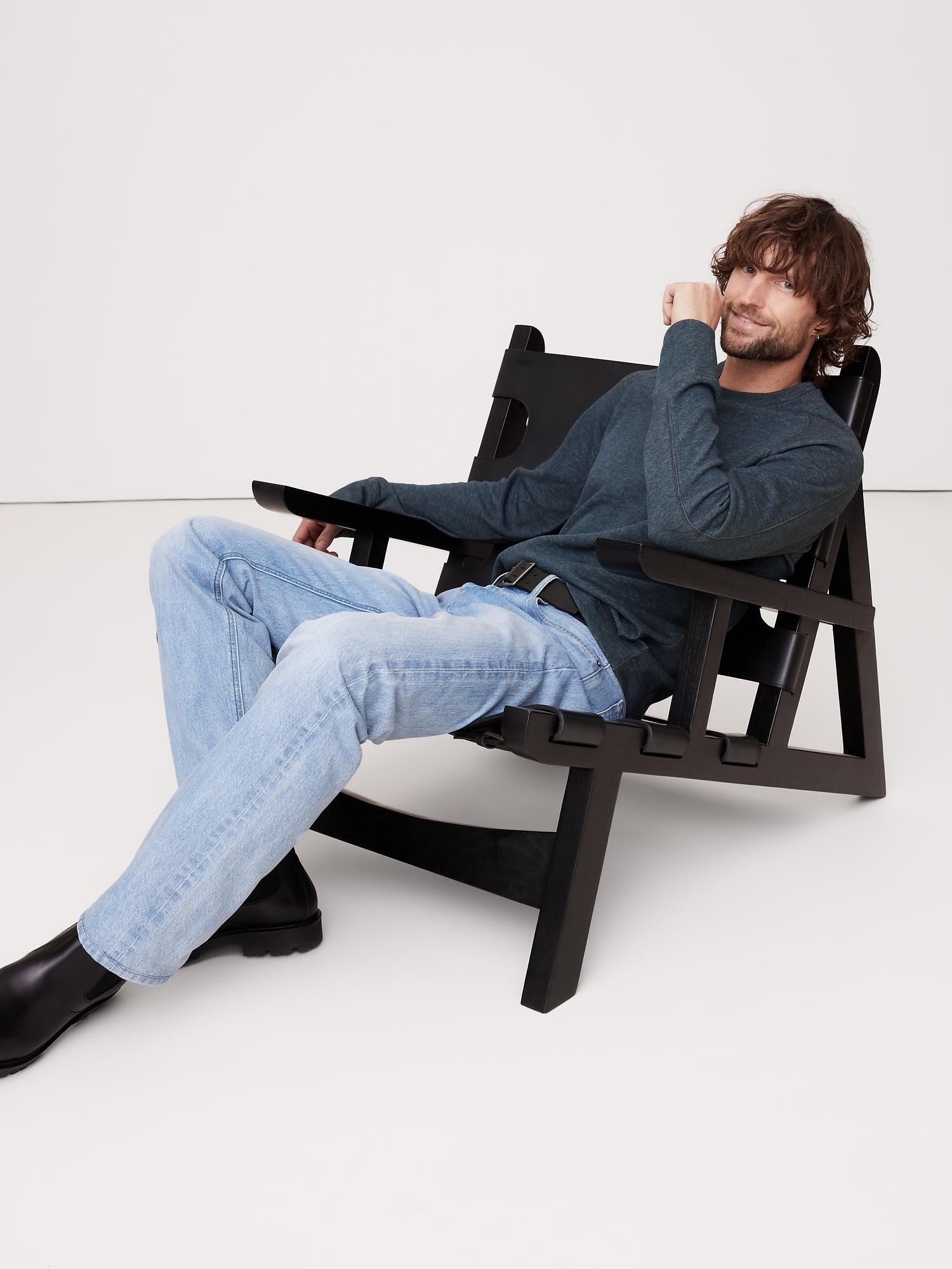 Slub Double-Knit Crew-Neck T-Shirt Product Image